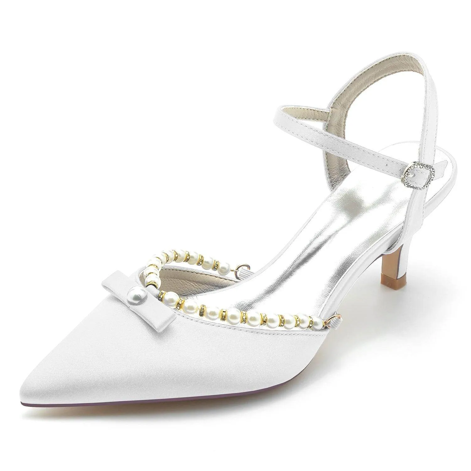 Stiletto Heel 6cm Silk-Like Shoes CK0207