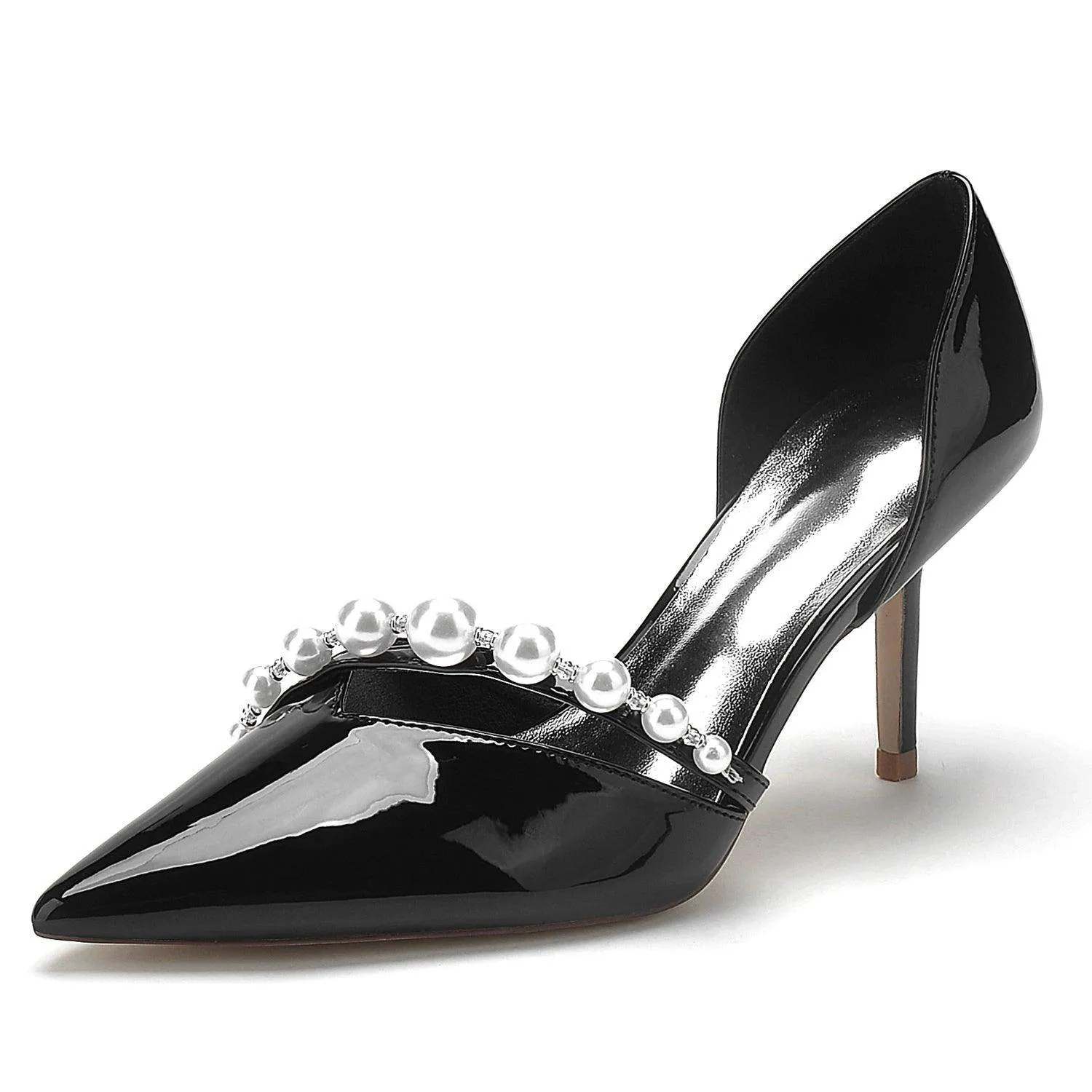Stiletto Heel 8.5cm Patent Leather Shoes CK0176