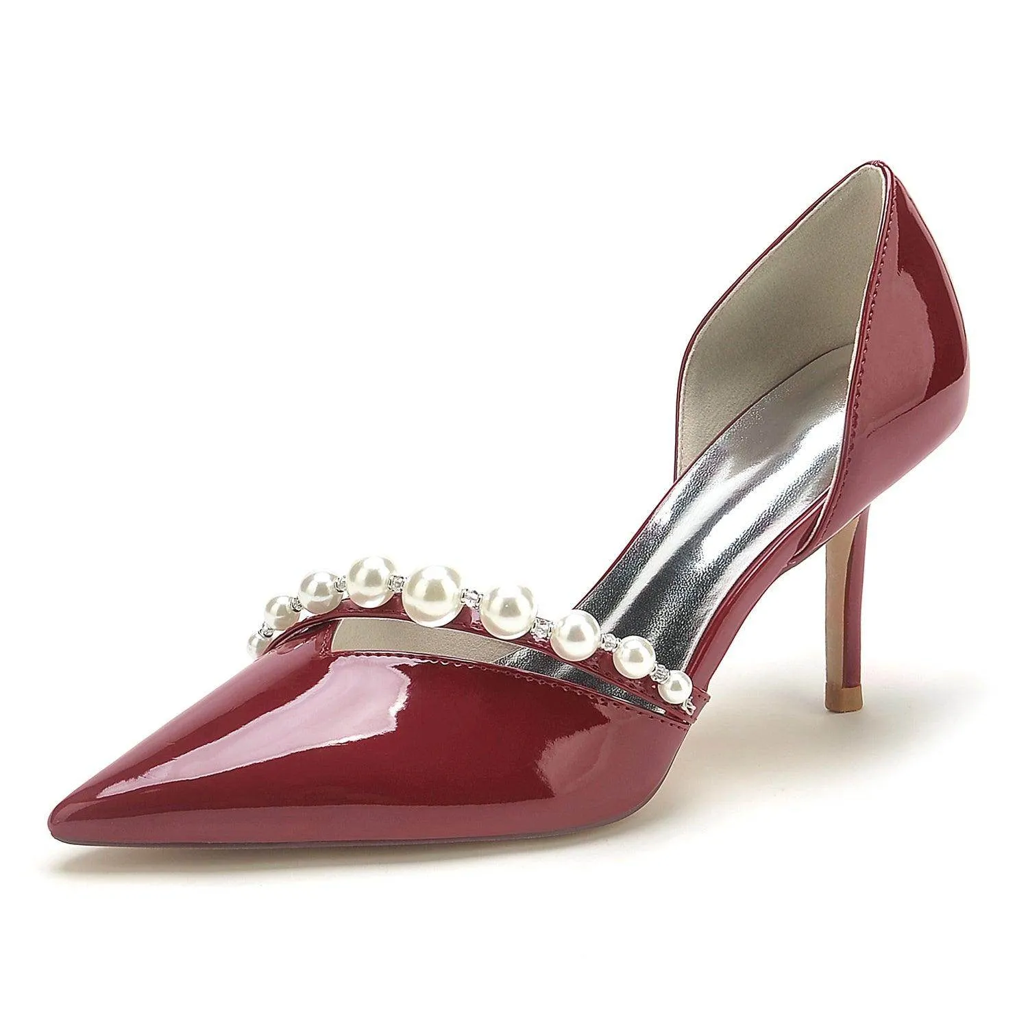Stiletto Heel 8.5cm Patent Leather Shoes CK0176