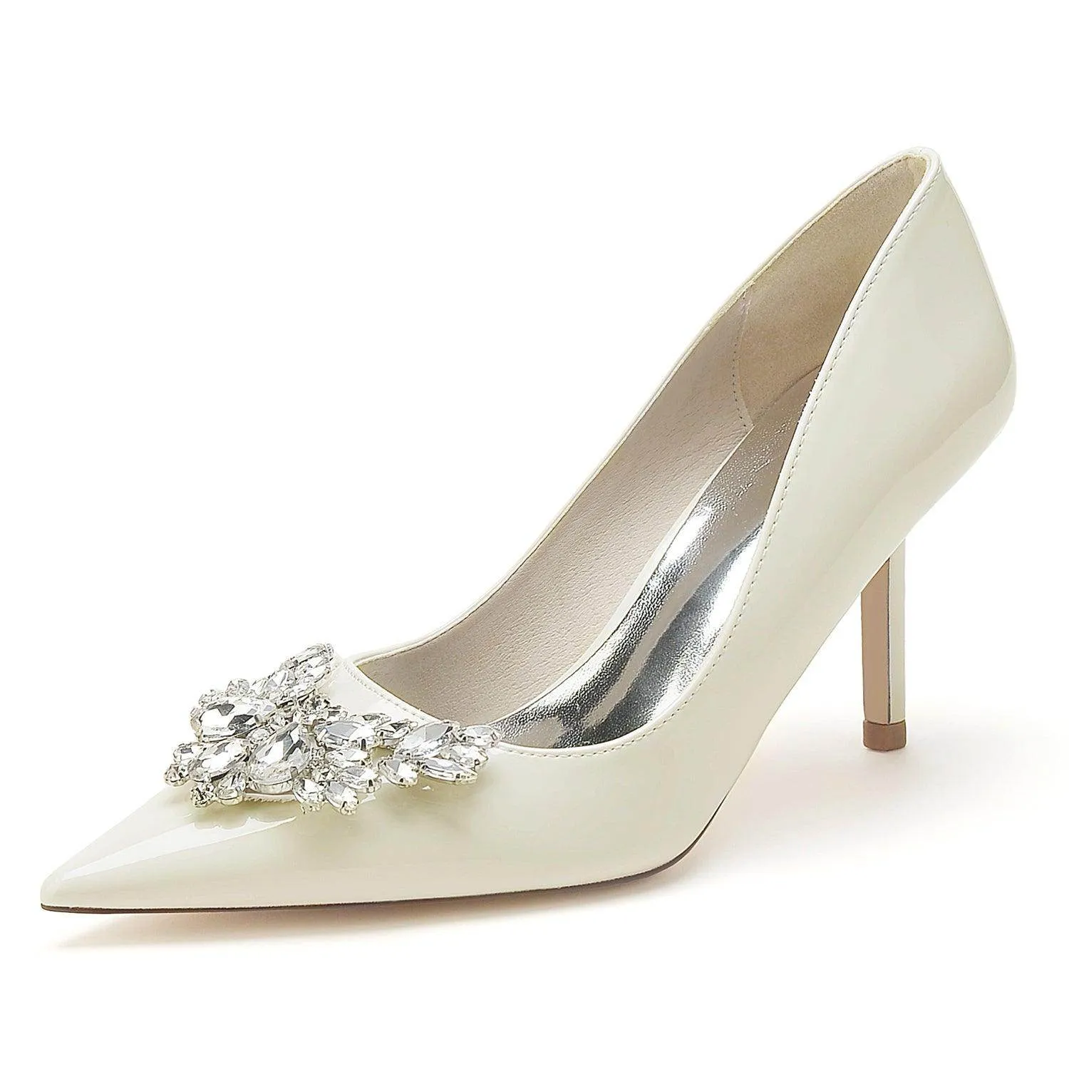 Stiletto Heel 8.5cm Patent Leather Shoes CK0177