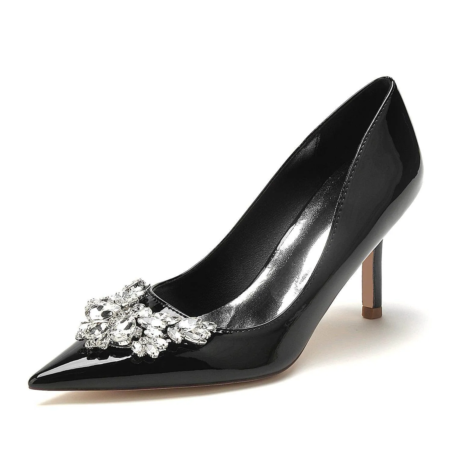 Stiletto Heel 8.5cm Patent Leather Shoes CK0177