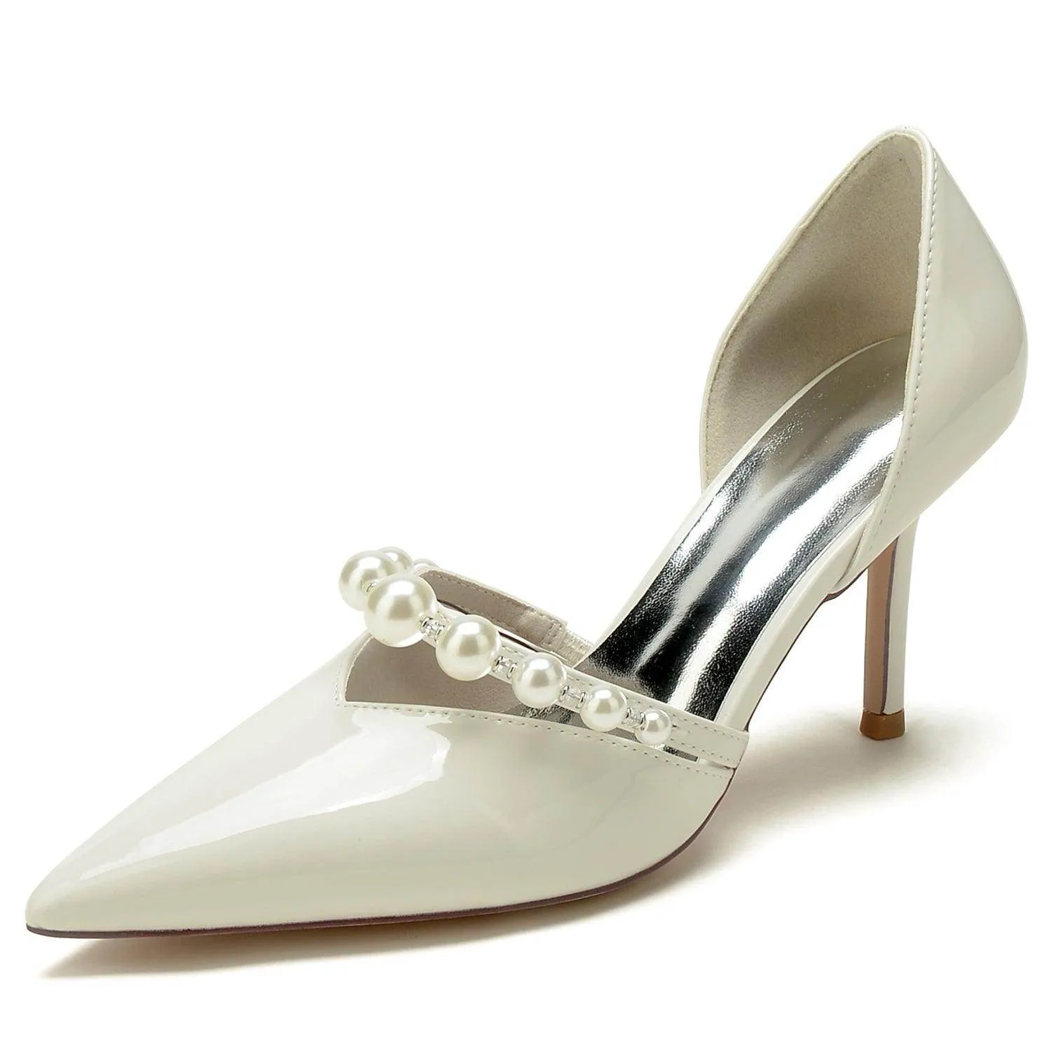 Stiletto Heel 8.5cm Patent Leather Shoes CK0178