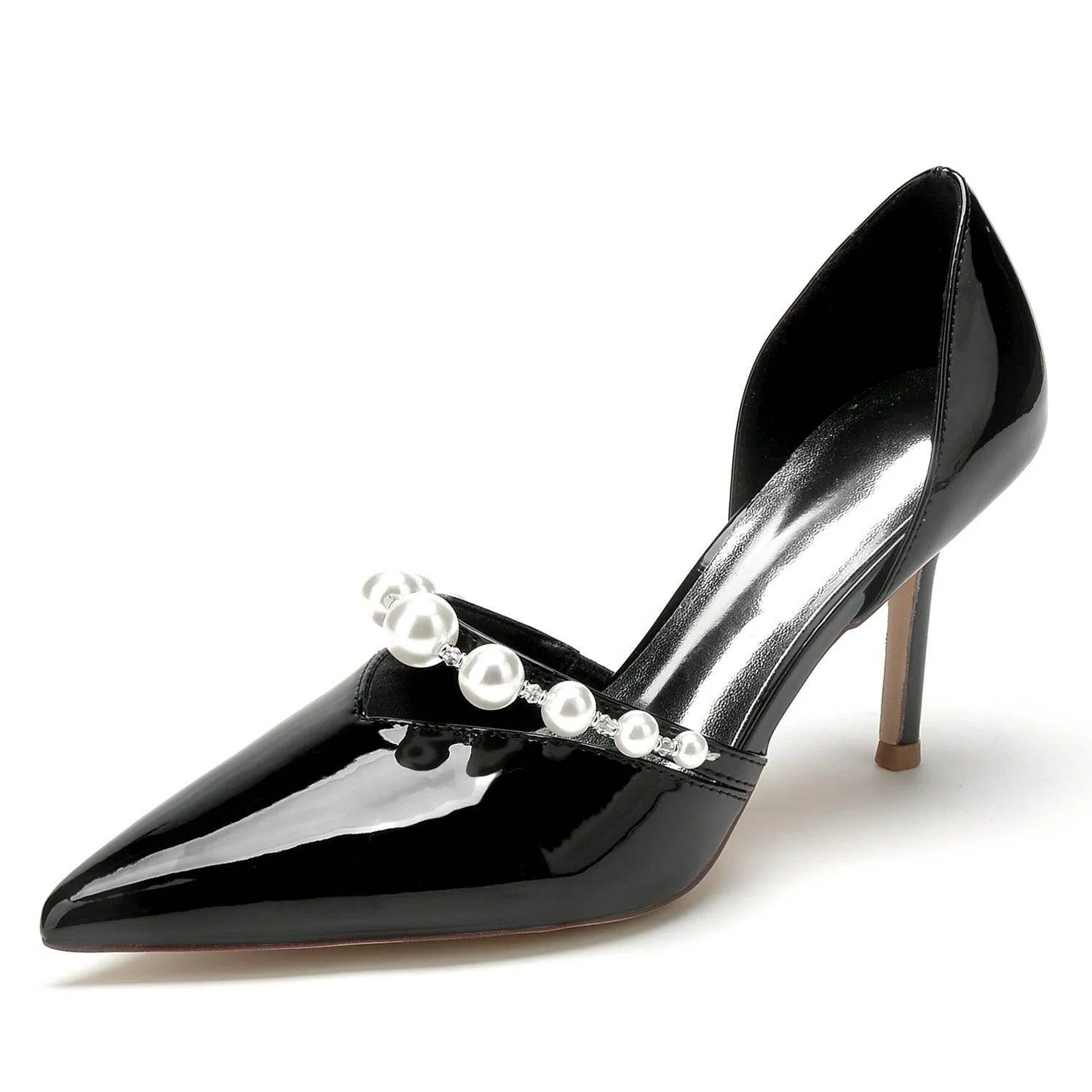 Stiletto Heel 8.5cm Patent Leather Shoes CK0178
