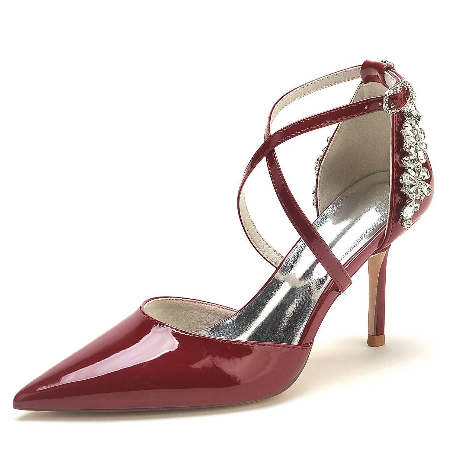 Stiletto Heel 8.5cm Patent Leather Shoes CK0179