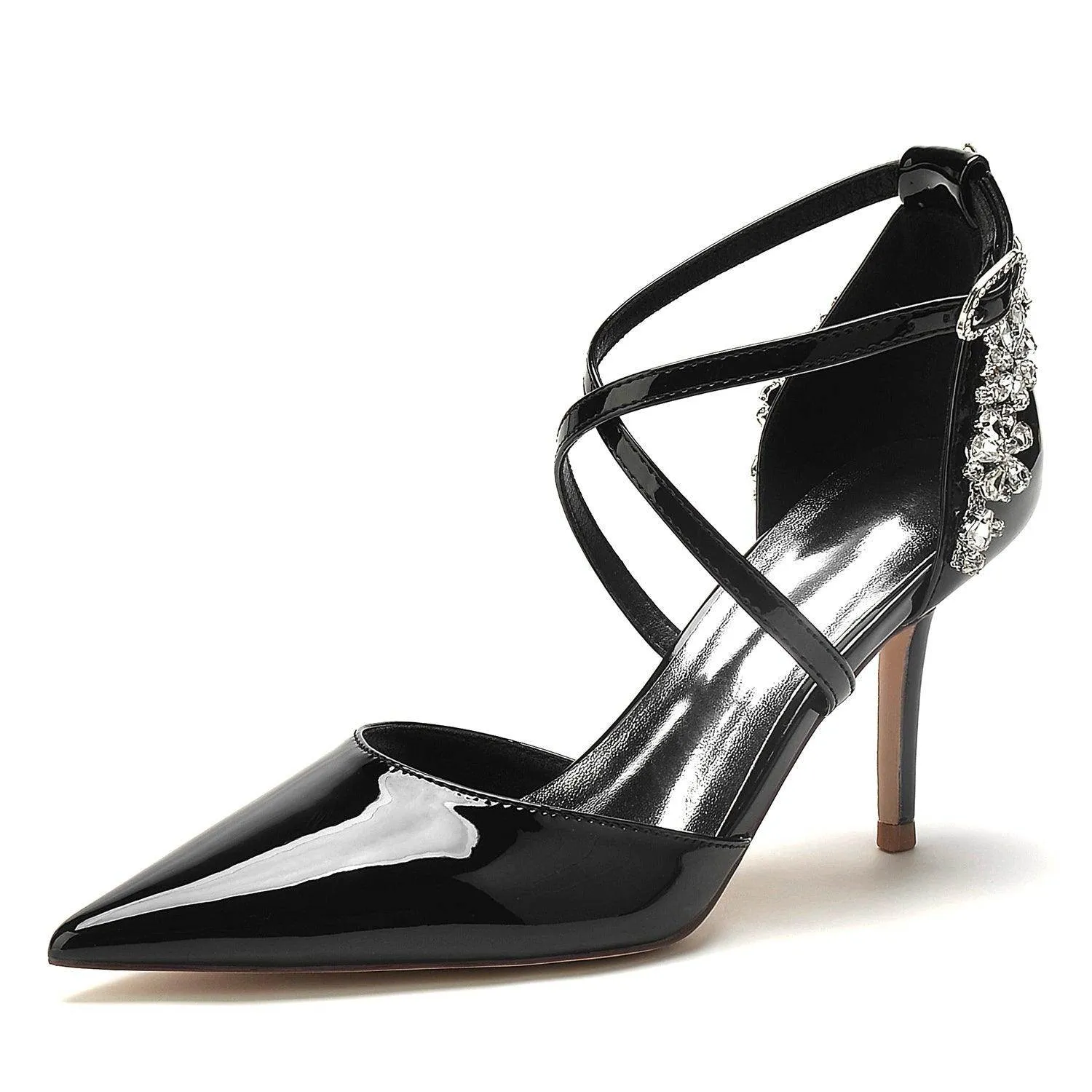 Stiletto Heel 8.5cm Patent Leather Shoes CK0179