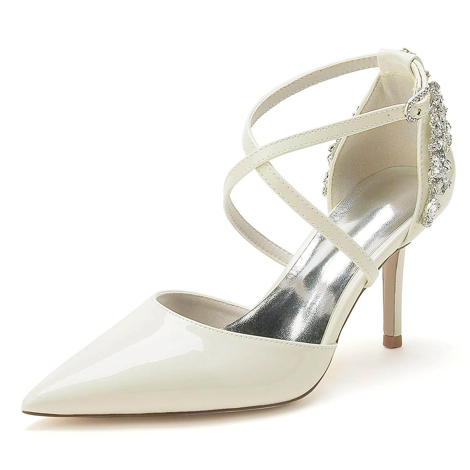 Stiletto Heel 8.5cm Patent Leather Shoes CK0179