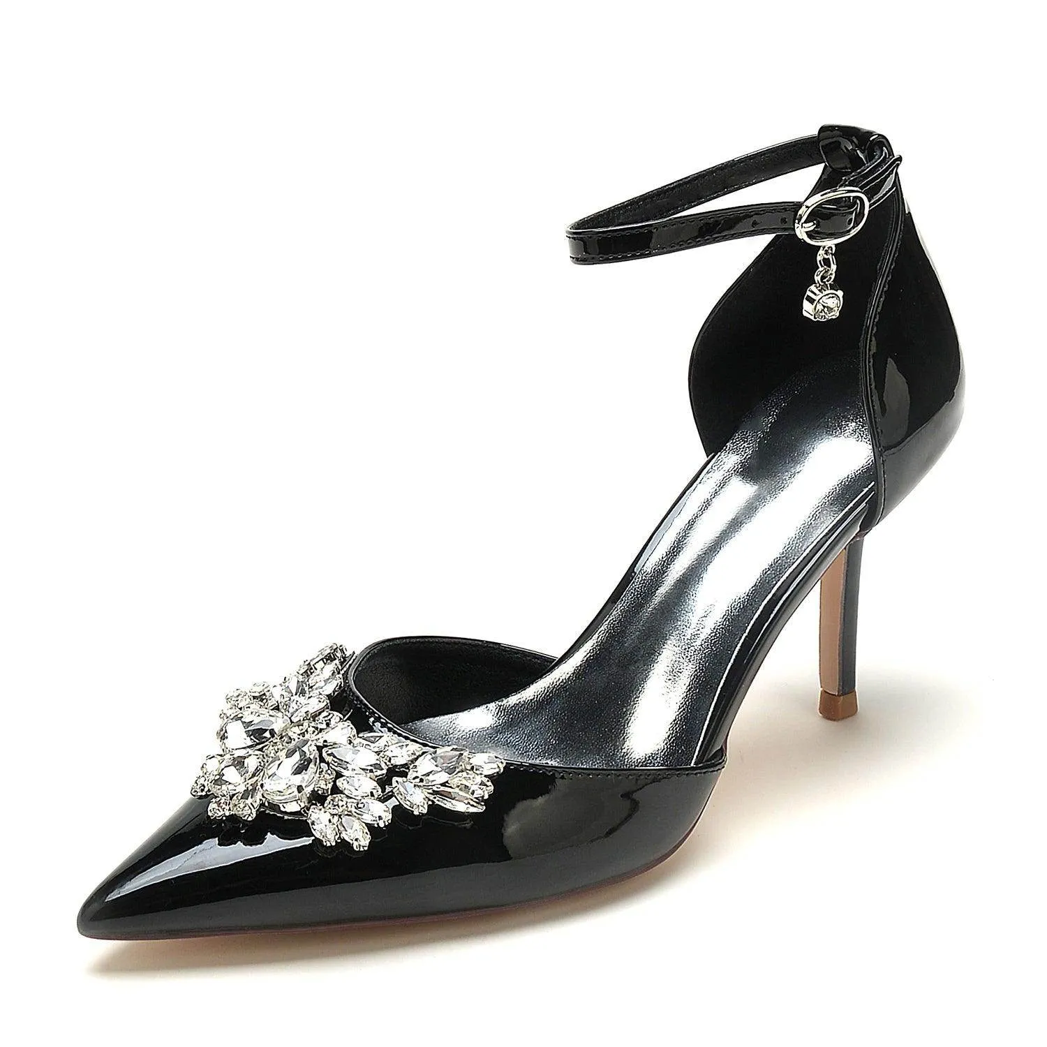 Stiletto Heel 8.5cm Patent Leather Shoes CK0181