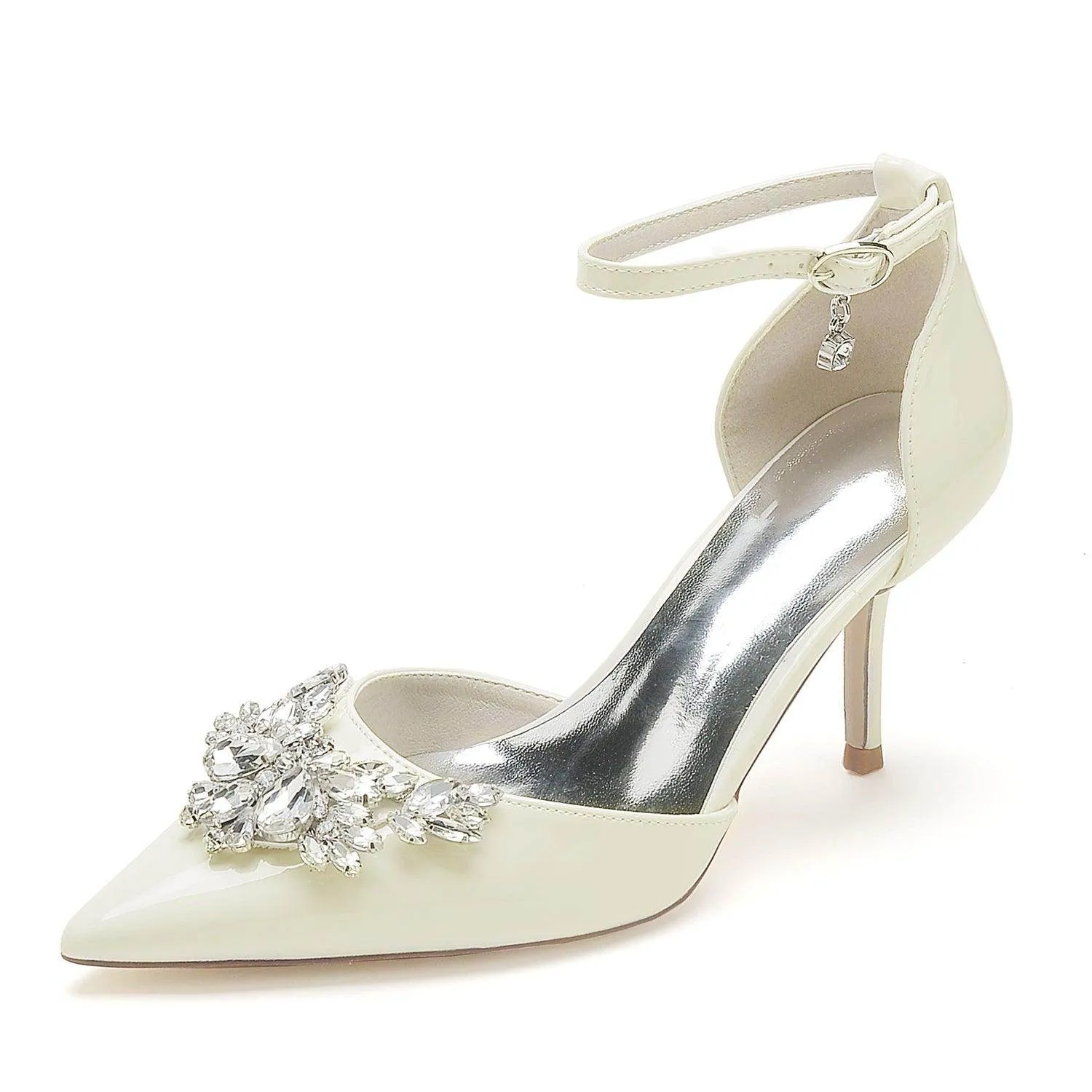 Stiletto Heel 8.5cm Patent Leather Shoes CK0181