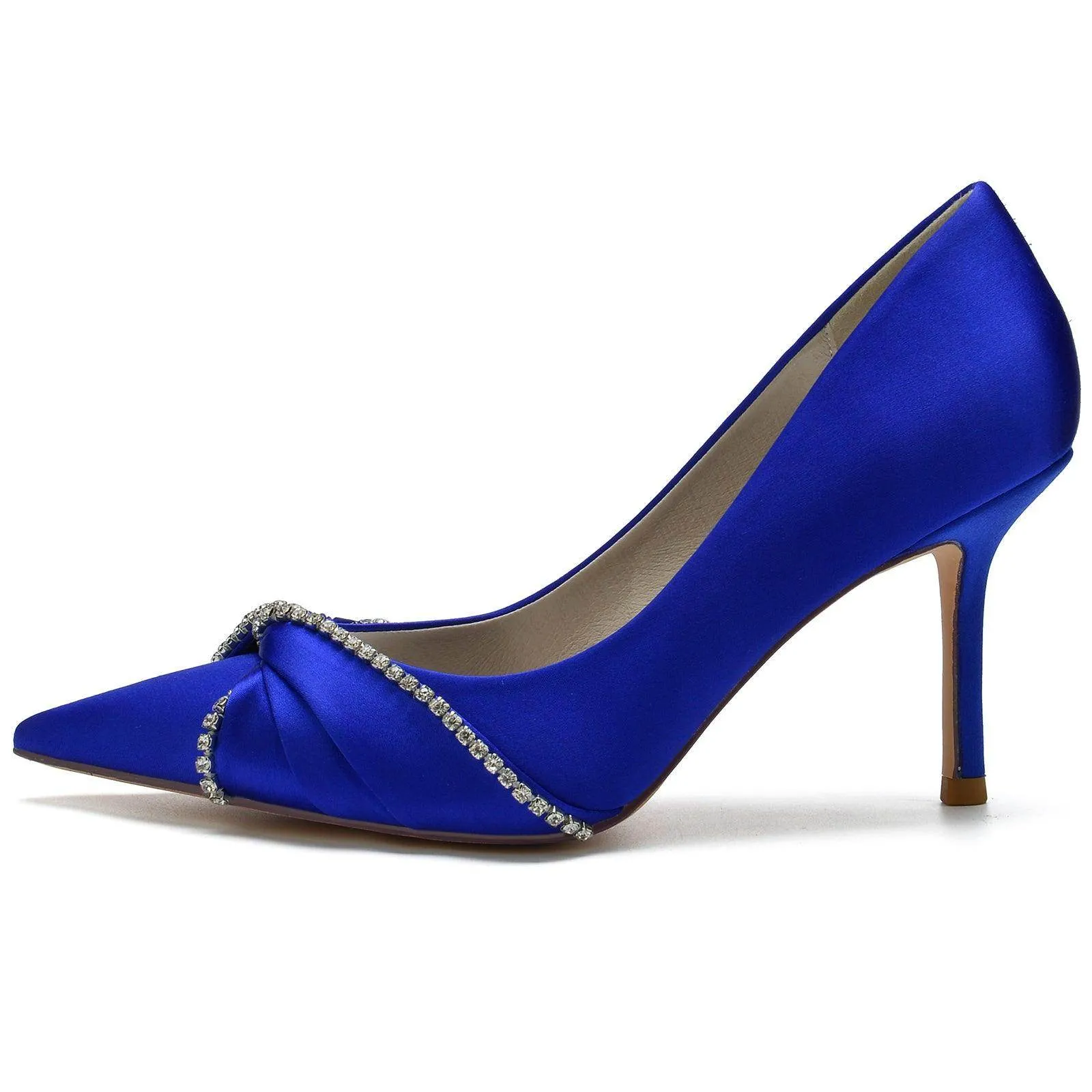 Stiletto Heel 8.5cm Silk-Like Shoes CK0148