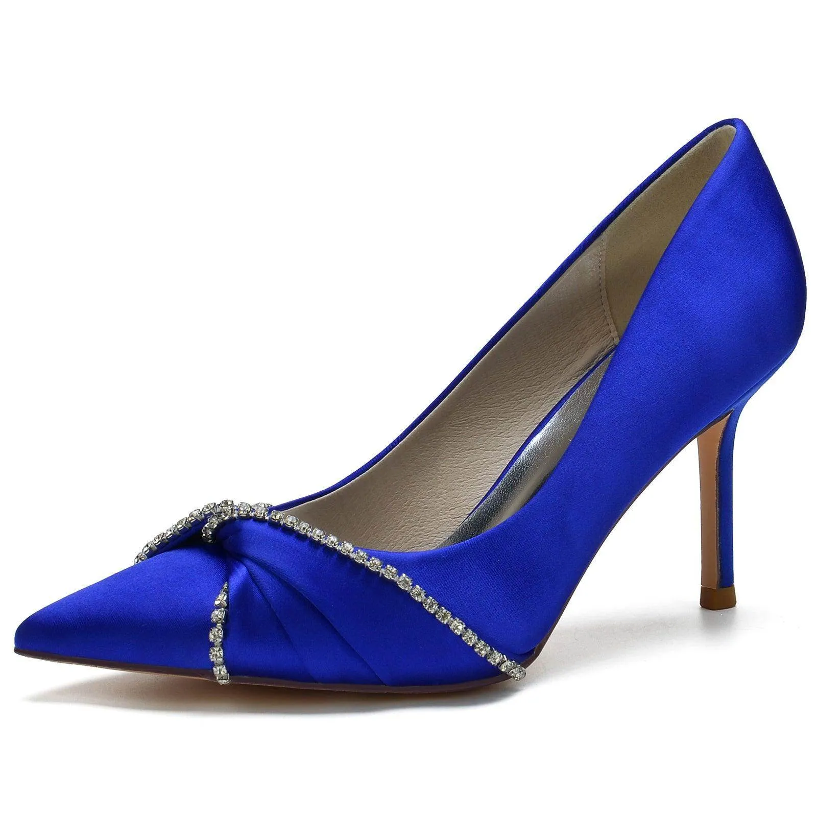 Stiletto Heel 8.5cm Silk-Like Shoes CK0148