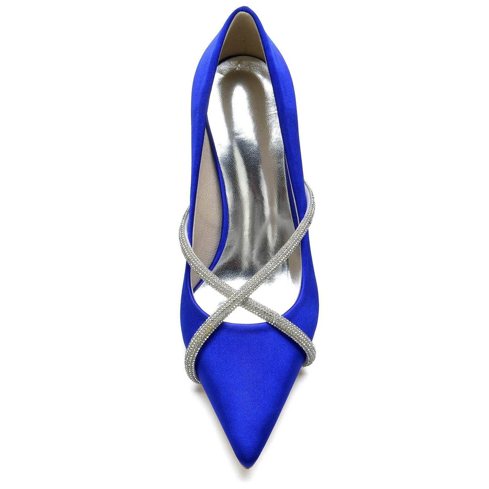 Stiletto Heel 8.5cm Silk-Like Shoes CK0154