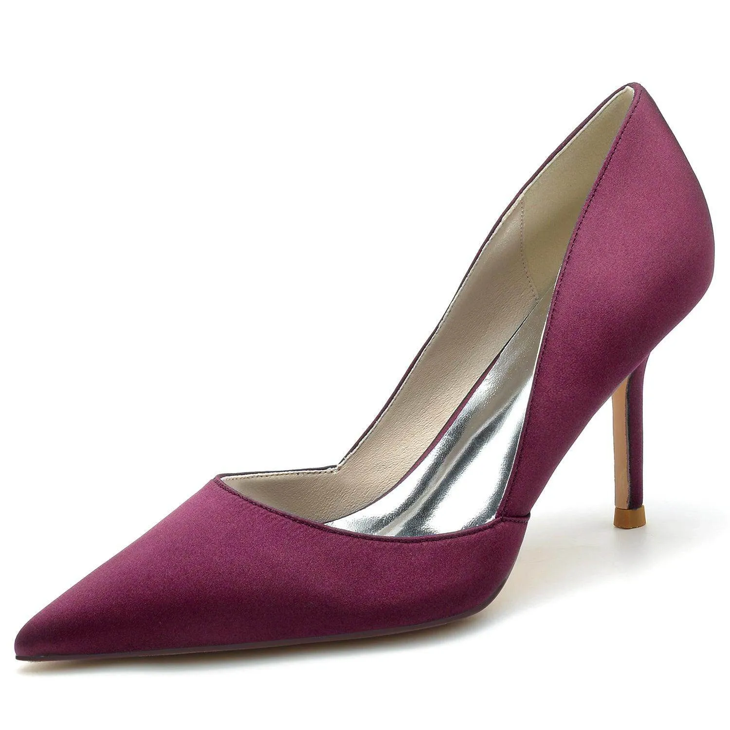 Stiletto Heel 8.5cm Silk-Like Shoes CK0160