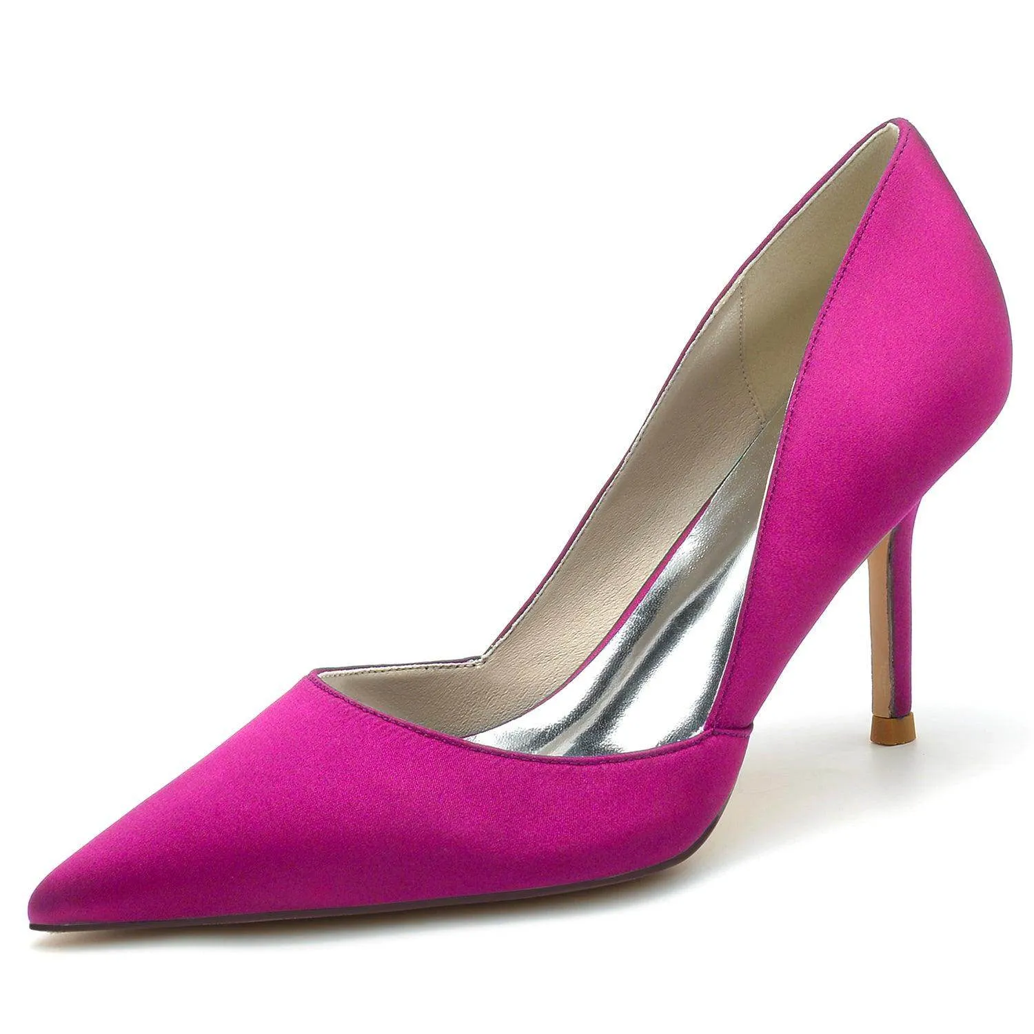 Stiletto Heel 8.5cm Silk-Like Shoes CK0160