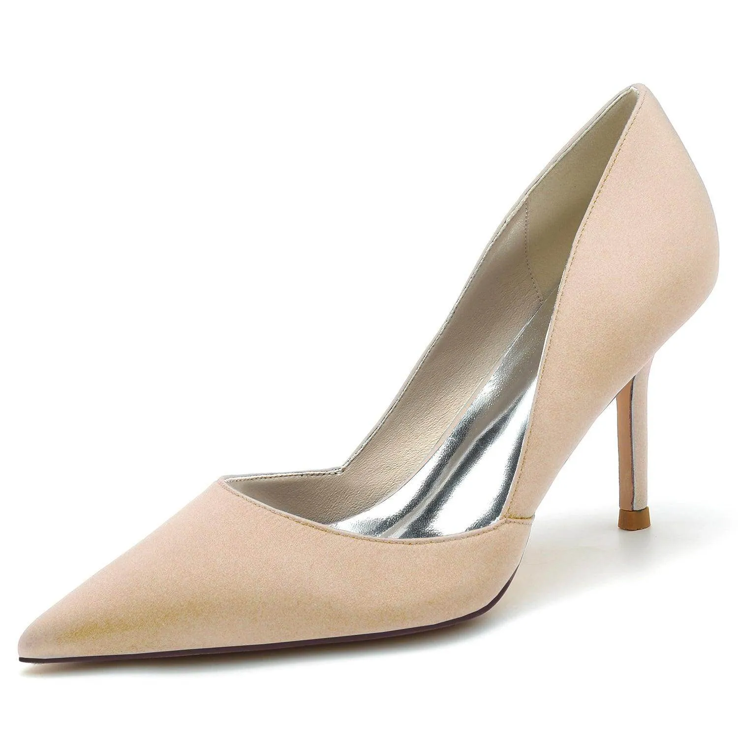 Stiletto Heel 8.5cm Silk-Like Shoes CK0160
