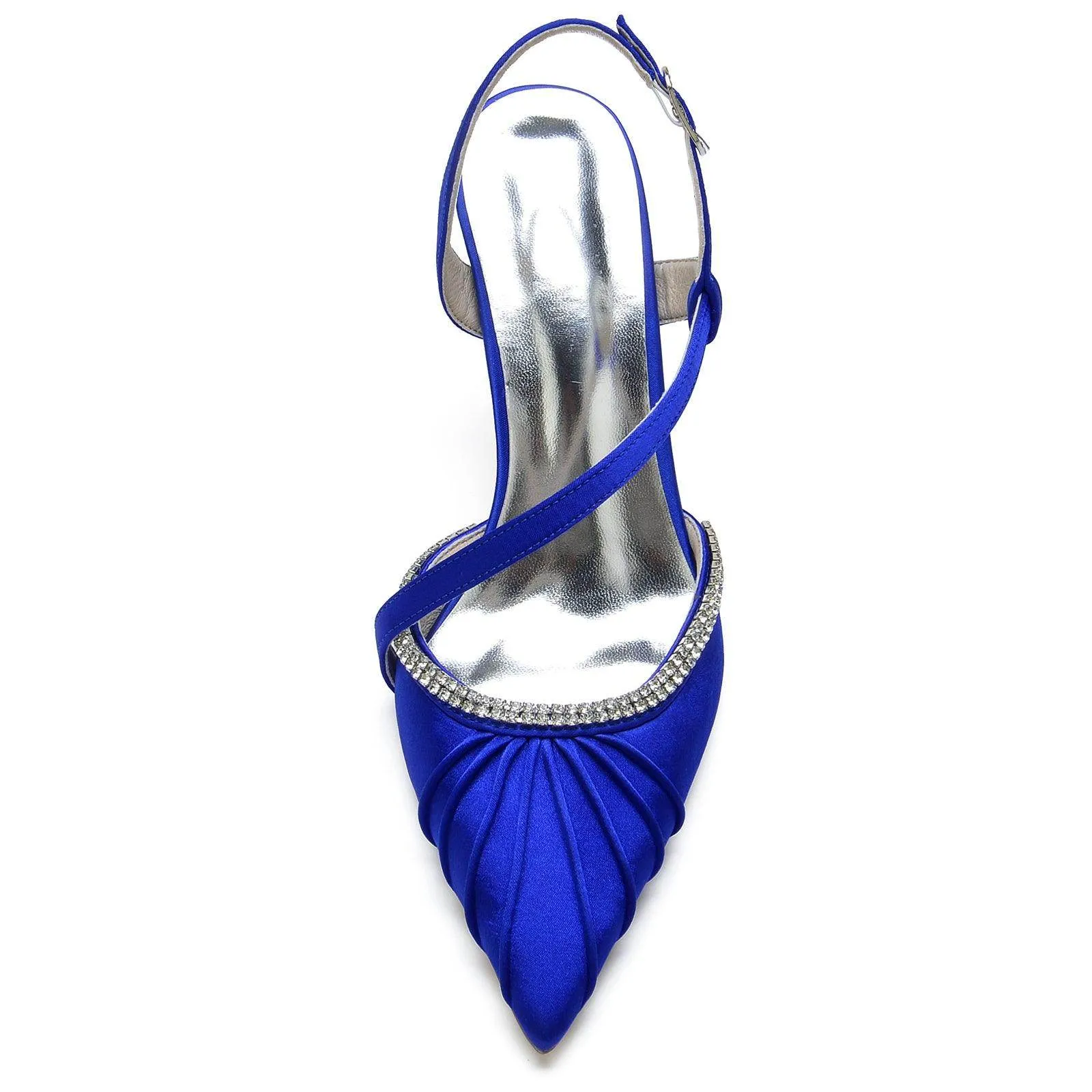 Stiletto Heel 8.5cm Silk-Like Shoes CK0162