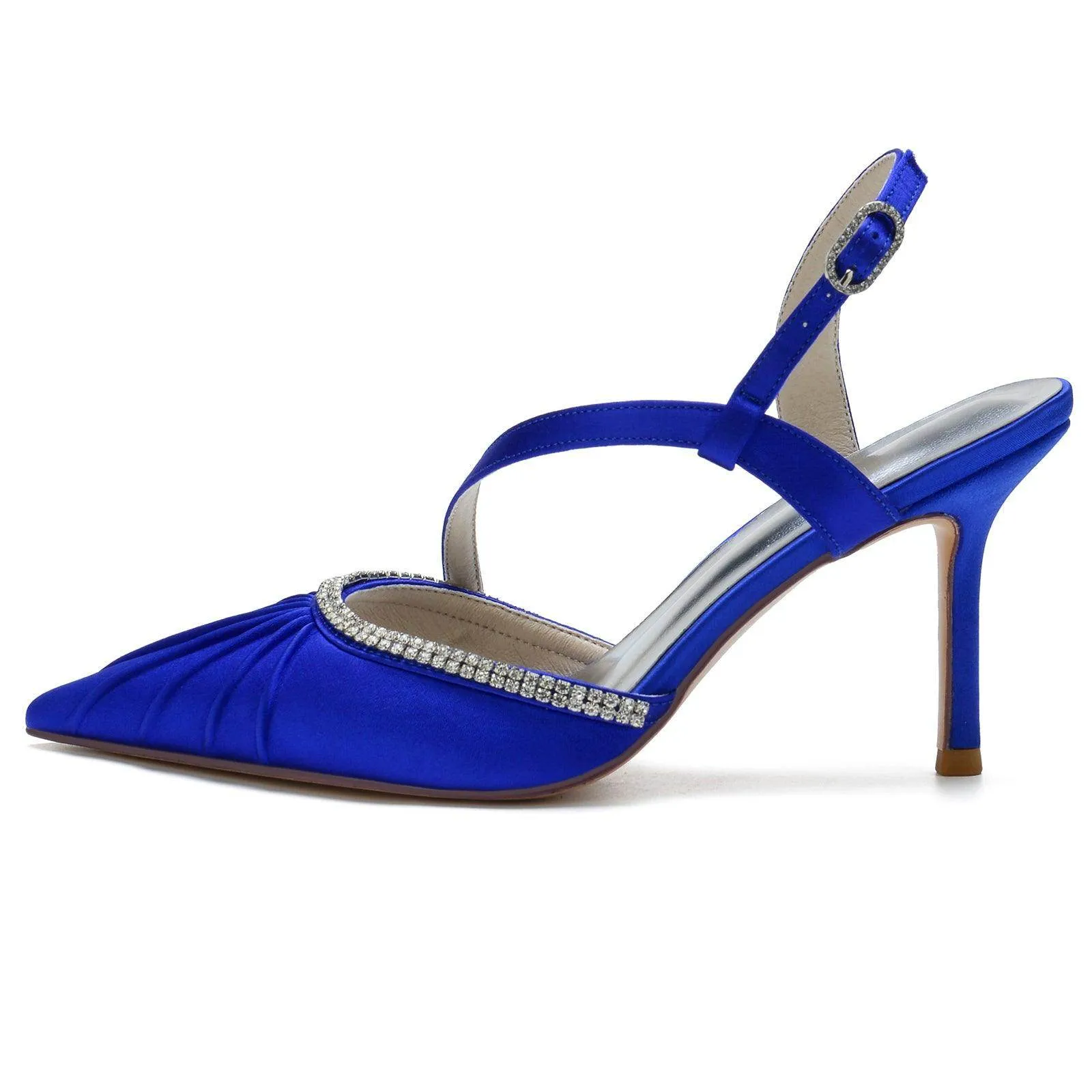 Stiletto Heel 8.5cm Silk-Like Shoes CK0162