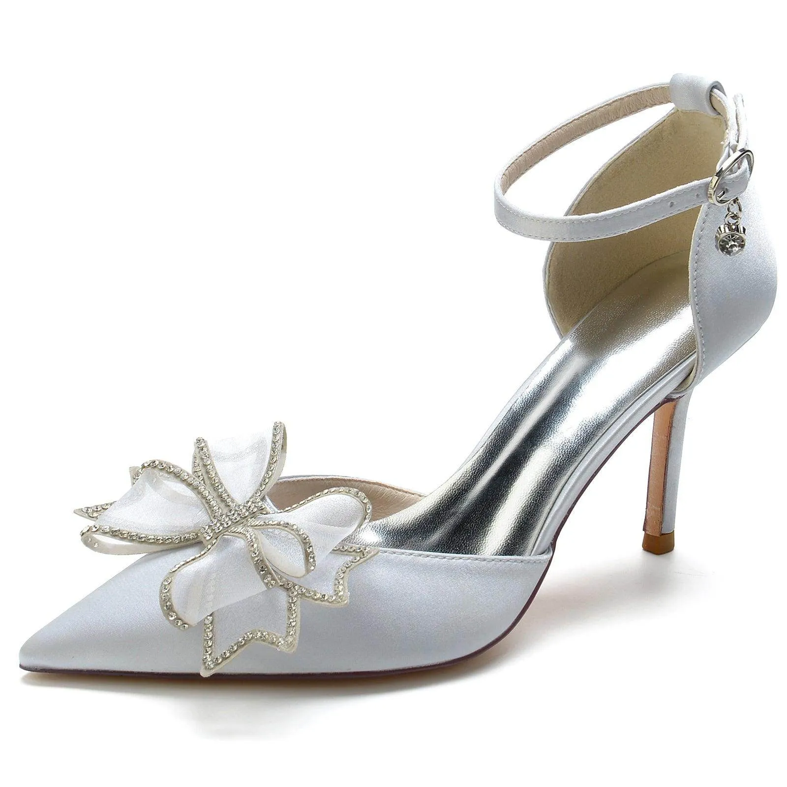 Stiletto Heel 8.5cm Silk-Like Shoes CK0170