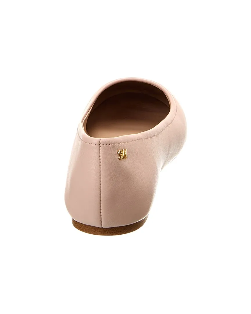 Stuart Weitzman Nadine Leather Flat