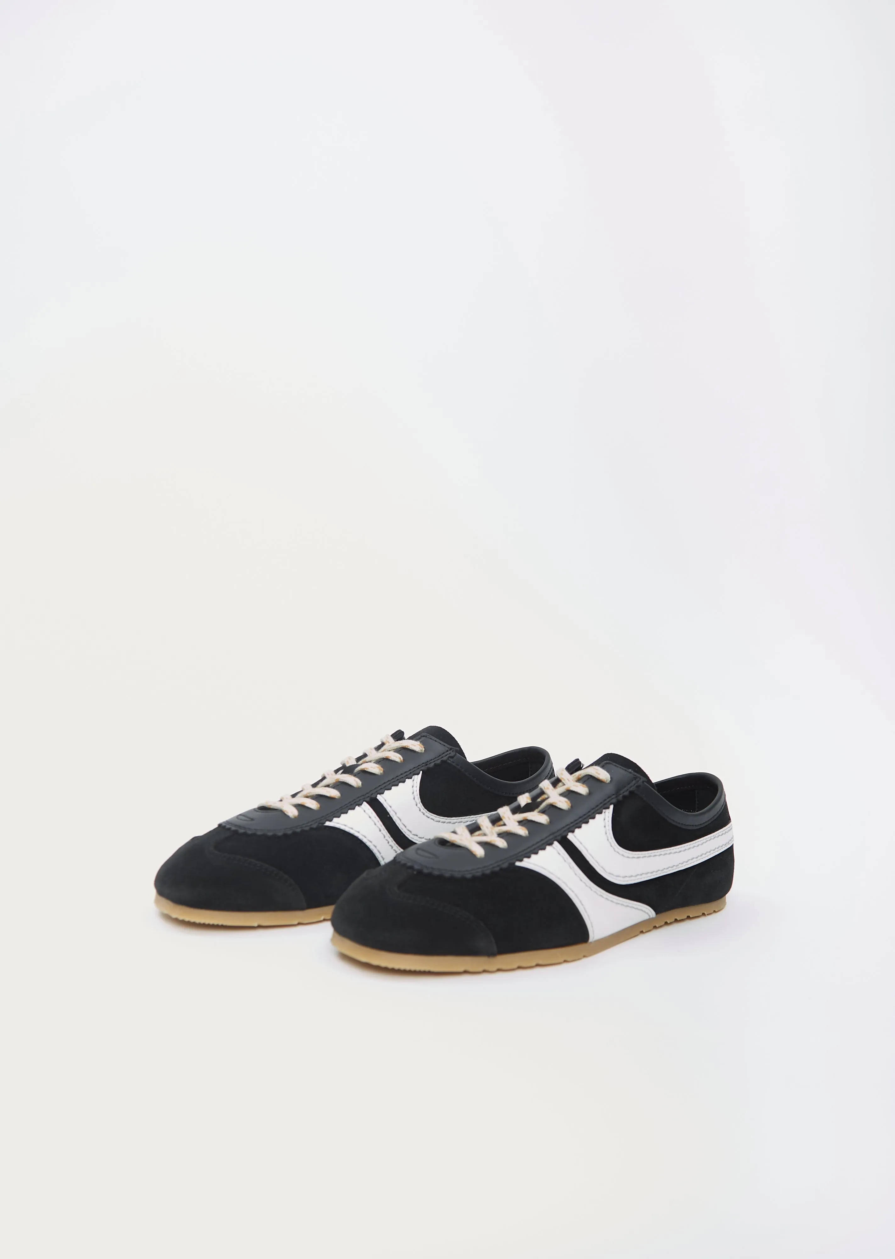 Suede Trainer  Black