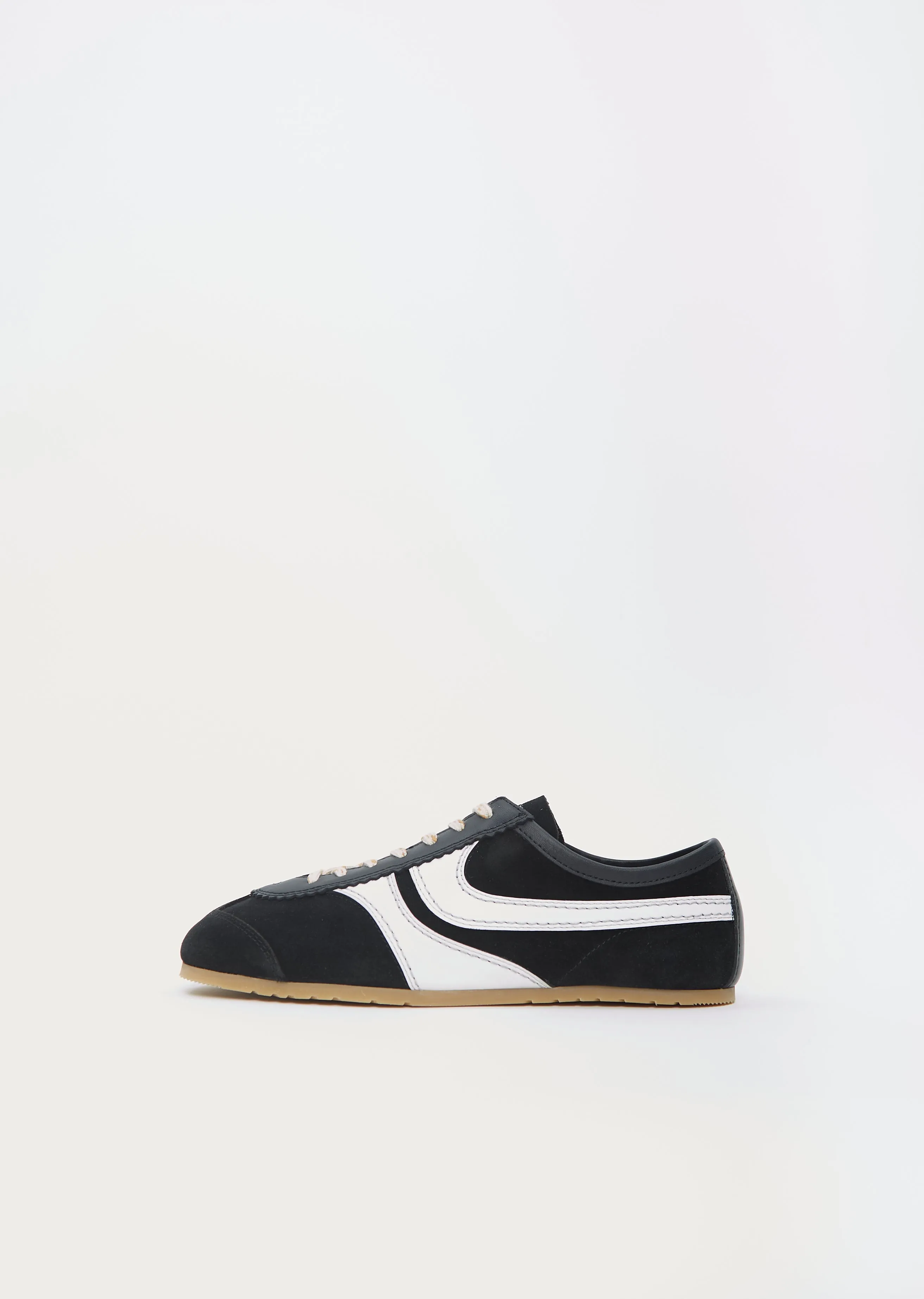 Suede Trainer  Black