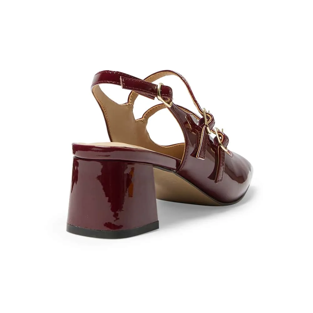 Tessa Heel in Wine Patent