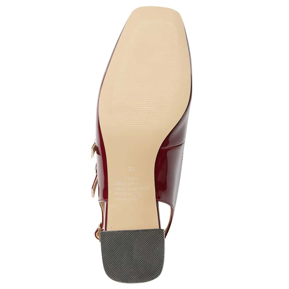 Tessa Heel in Wine Patent