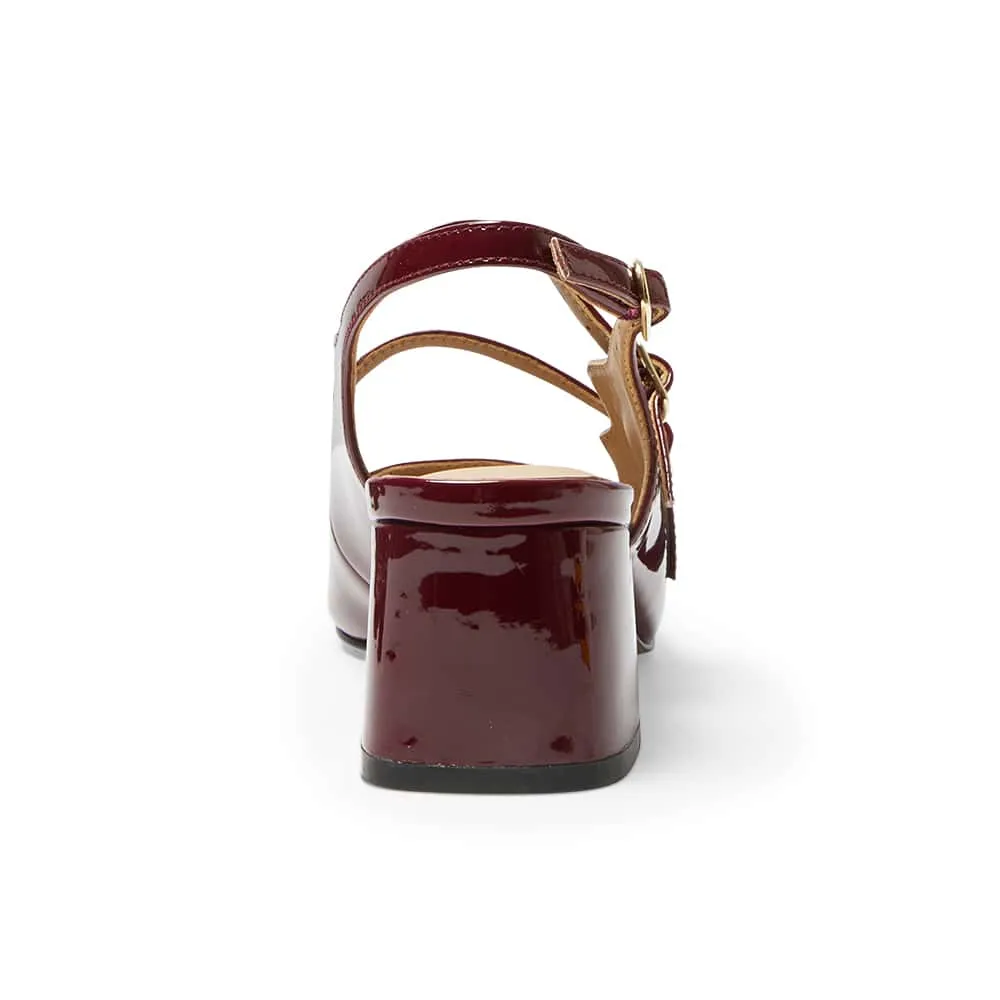 Tessa Heel in Wine Patent