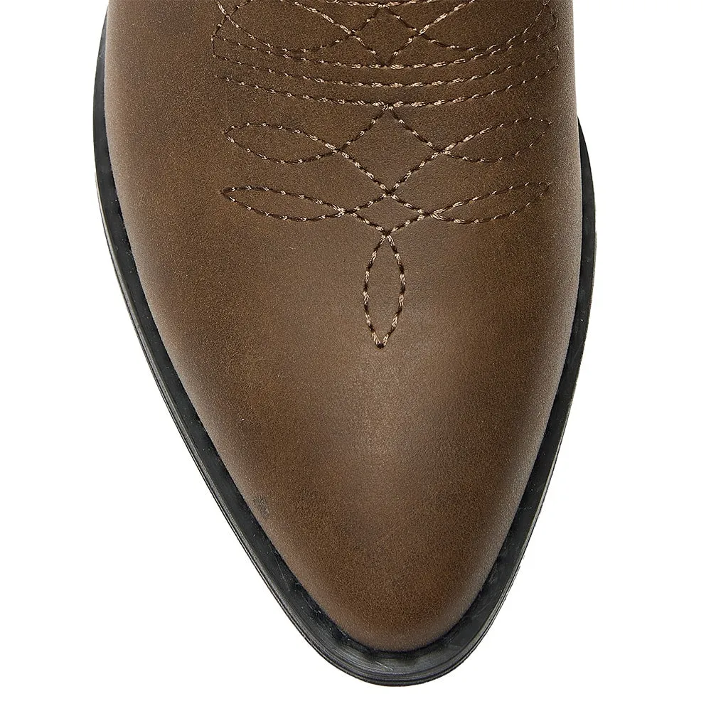 Texas Boot in Brown  Smooth