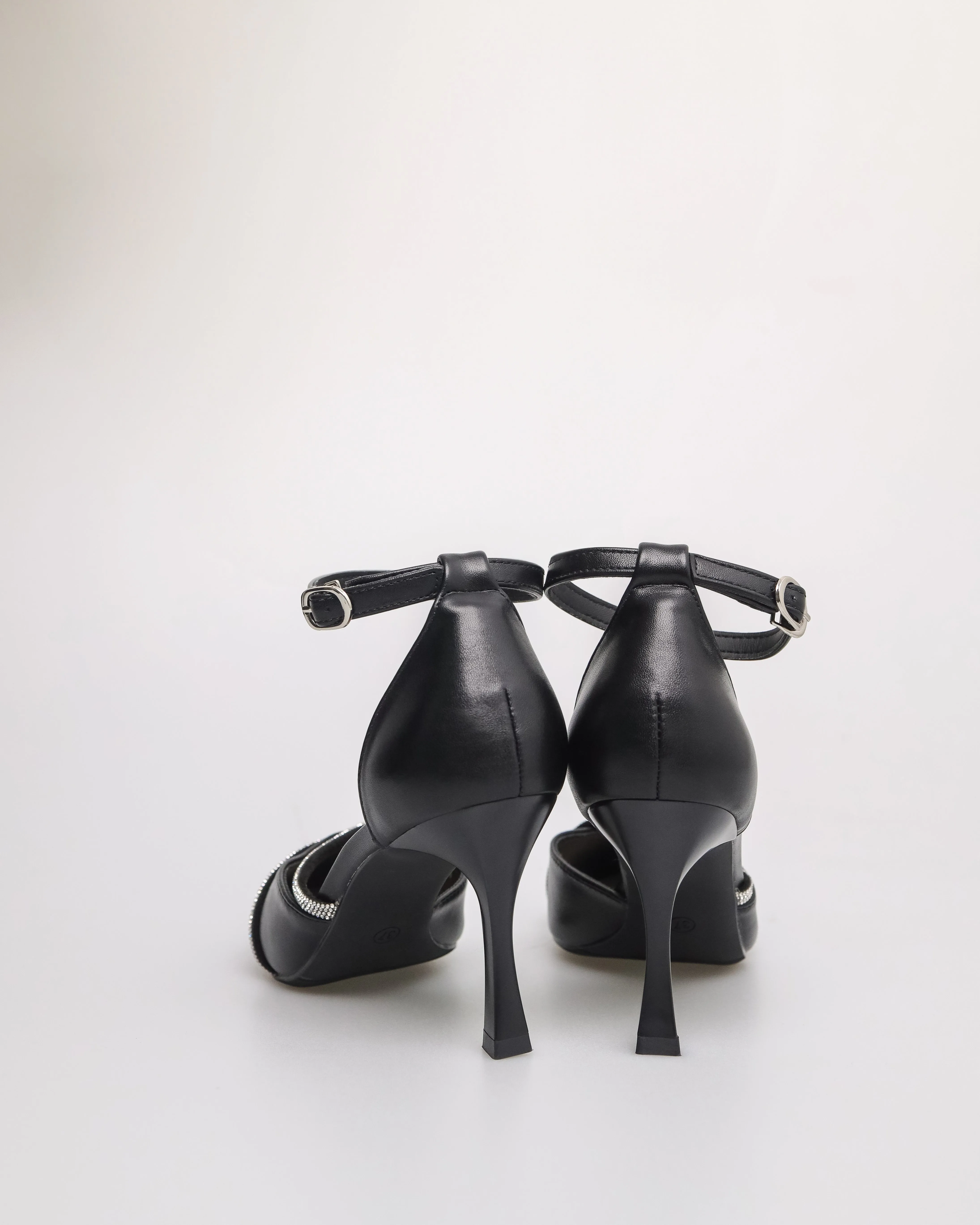 Tomaz NN414 Ladies Pointy Ankle Strap Heels