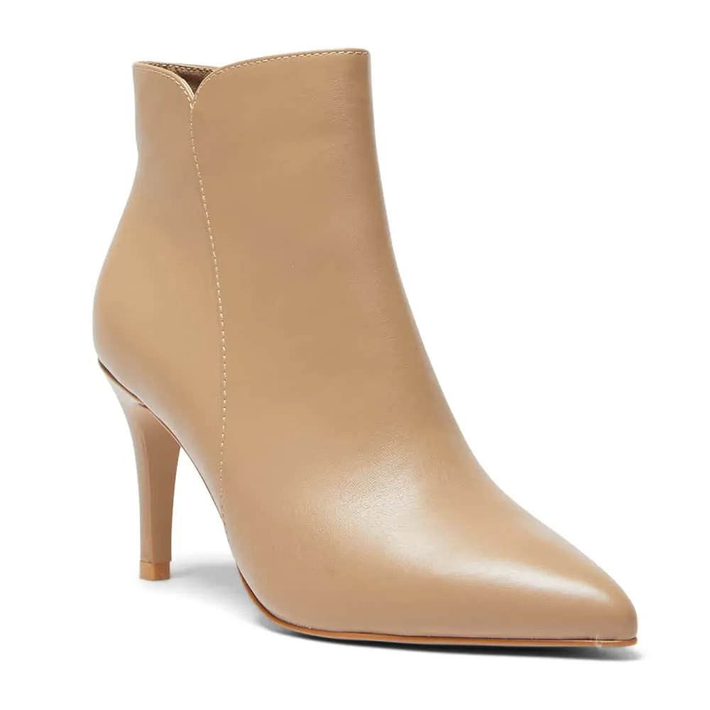 Ursula Boot in Camel Leather