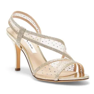 Valeda Heel in Platino Glitter