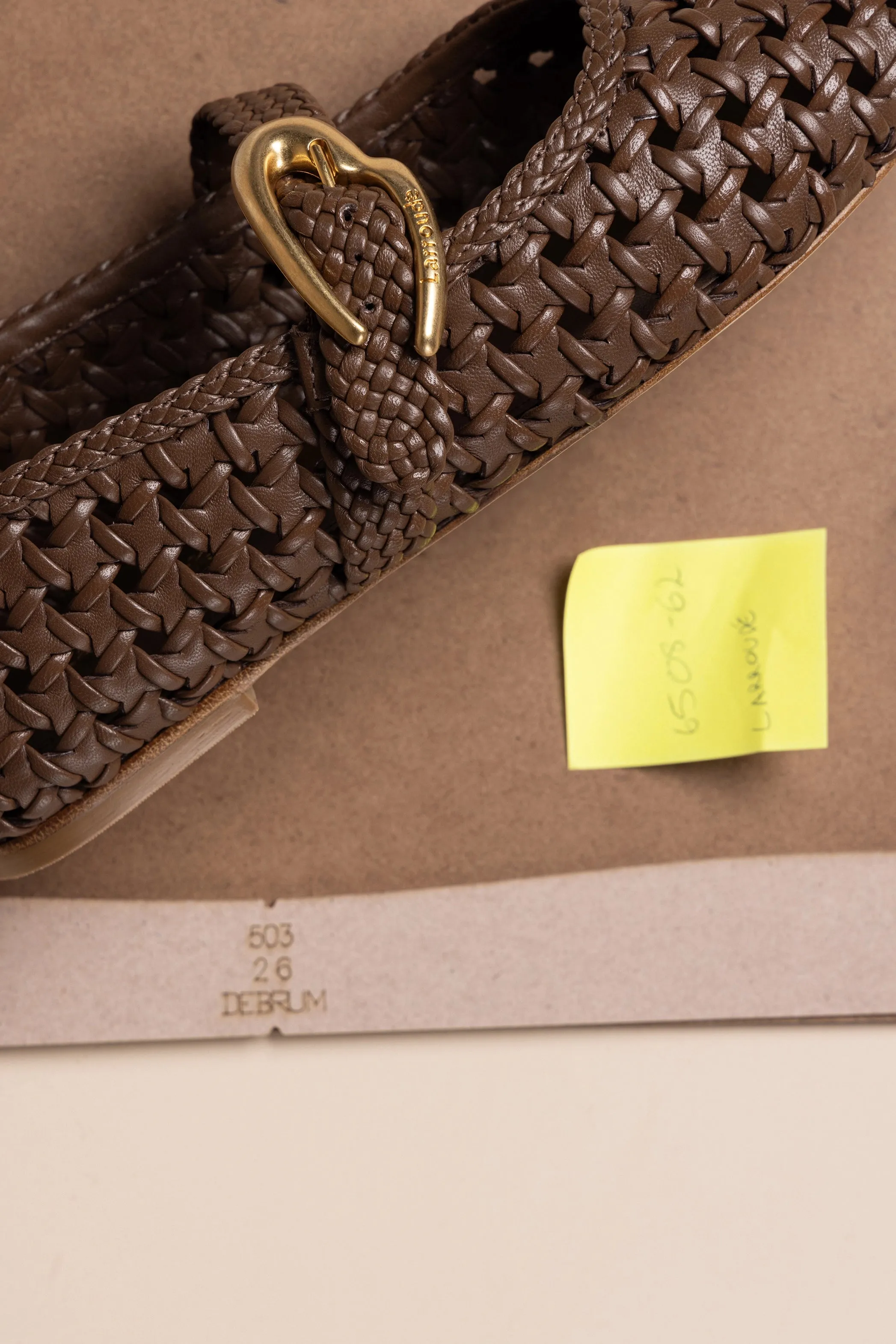 Verona New Macrame In Burnt Umber Leather