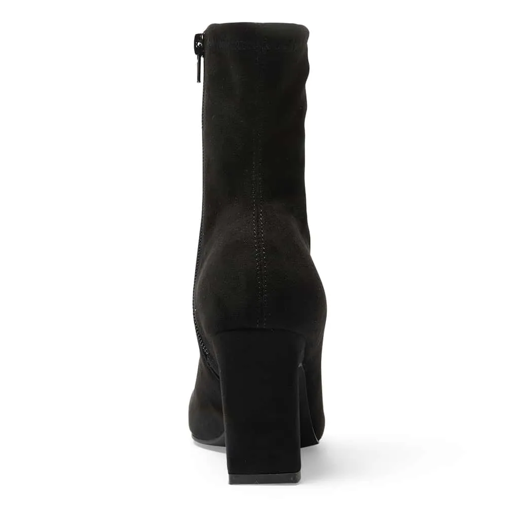 Vista Boot in Black Suede