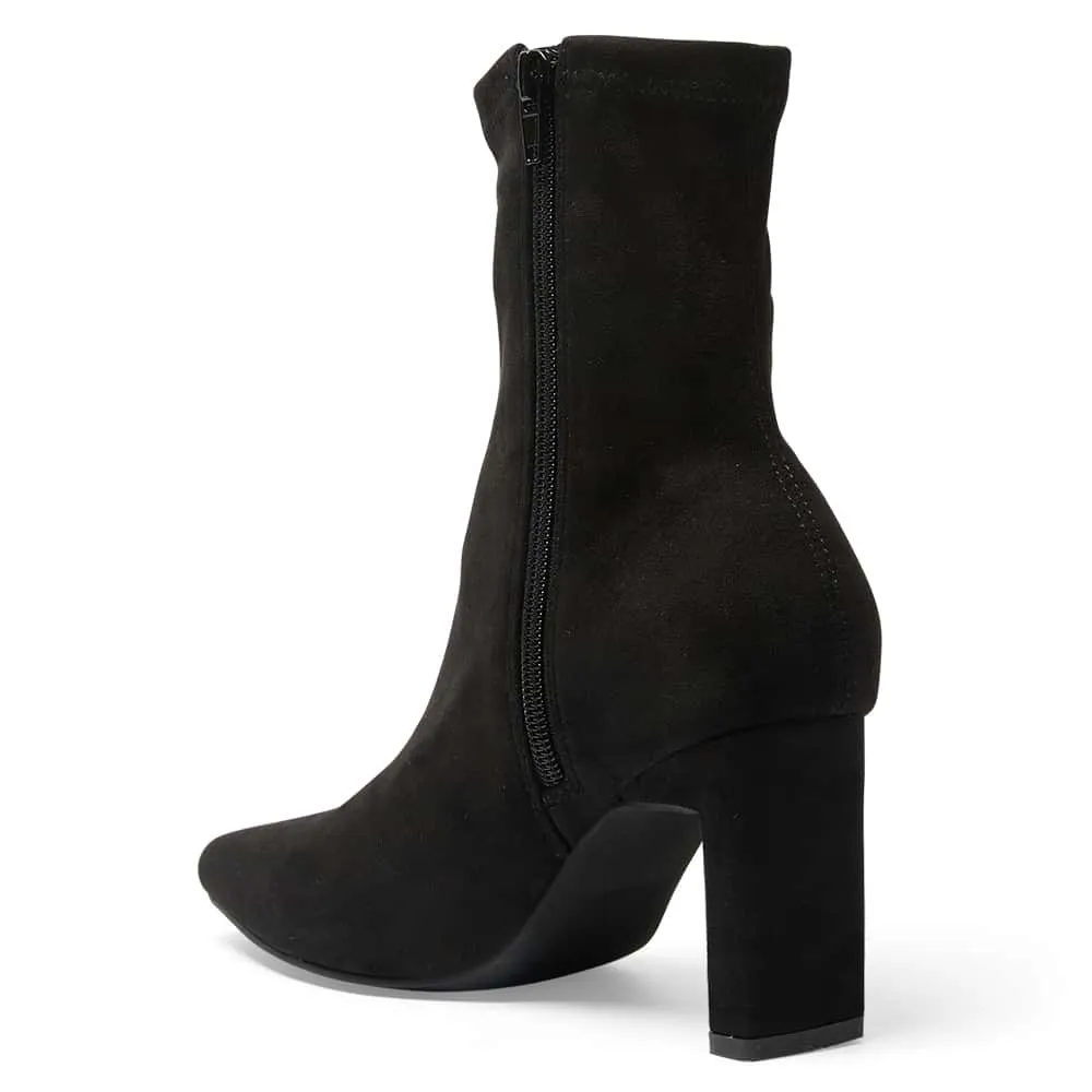 Vista Boot in Black Suede
