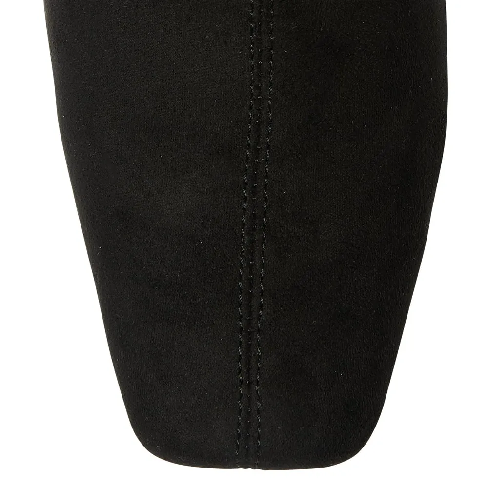 Vista Boot in Black Suede
