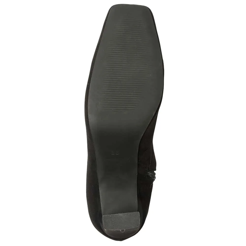Vista Boot in Black Suede