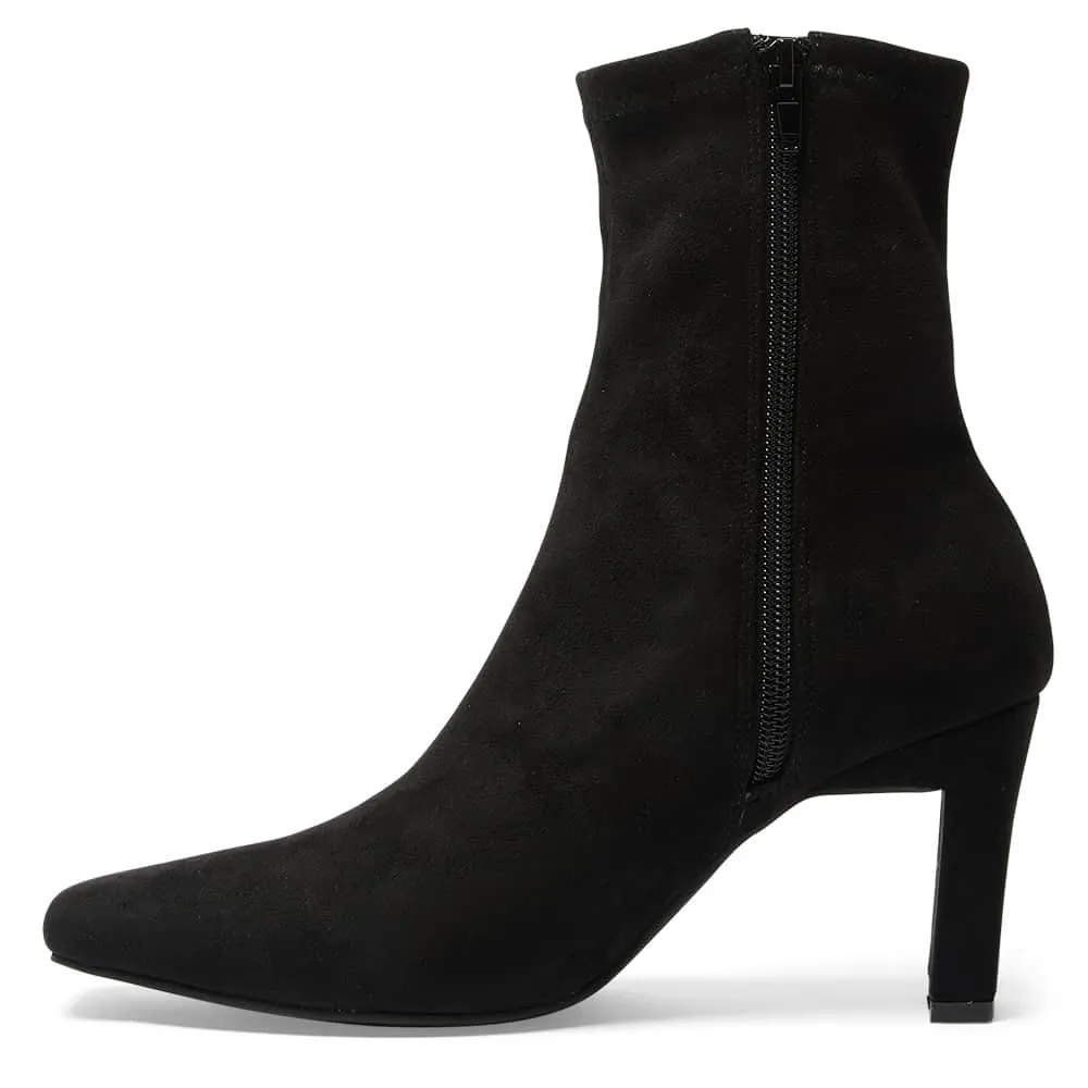 Vista Boot in Black Suede