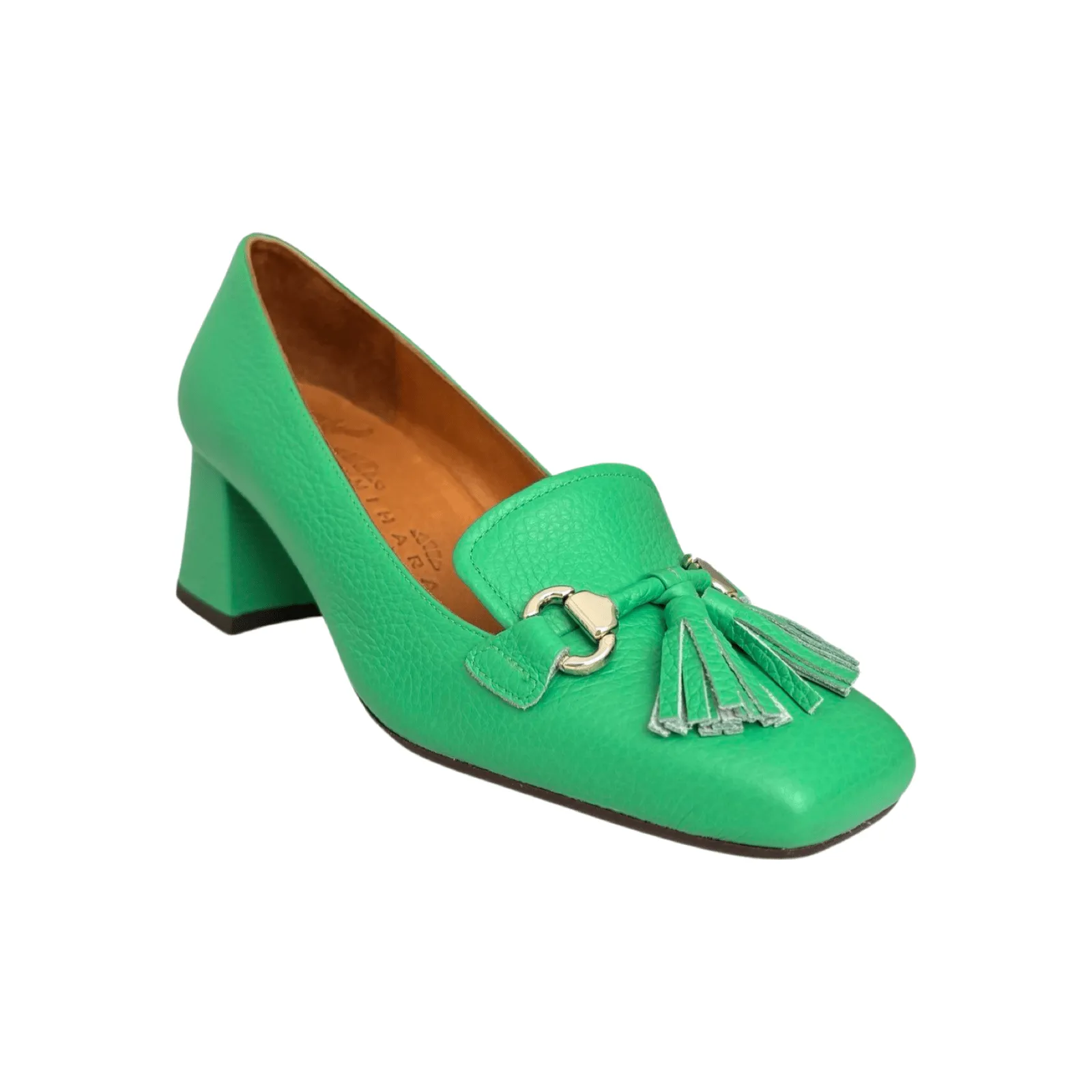 Vuolin Green Heel Loafer