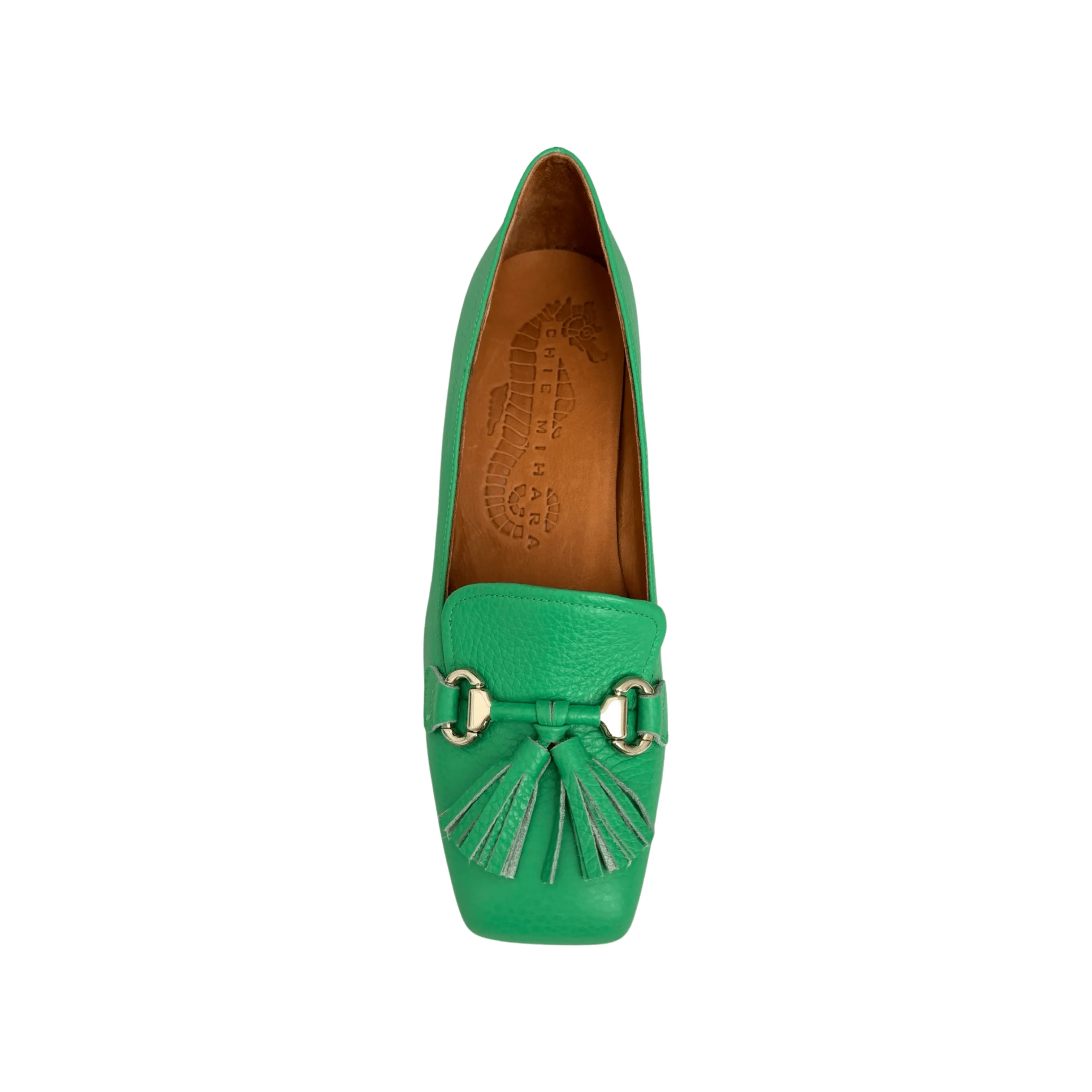 Vuolin Green Heel Loafer