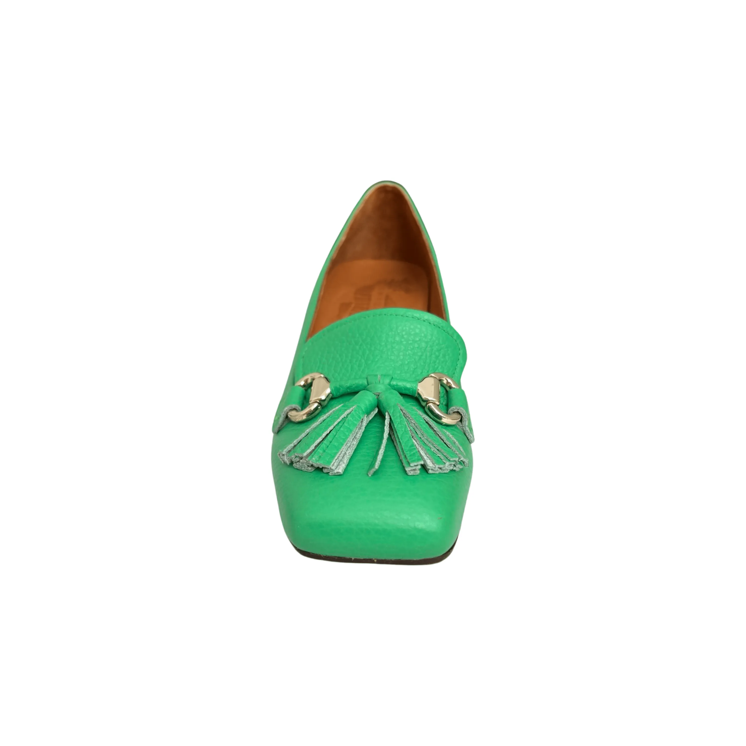 Vuolin Green Heel Loafer