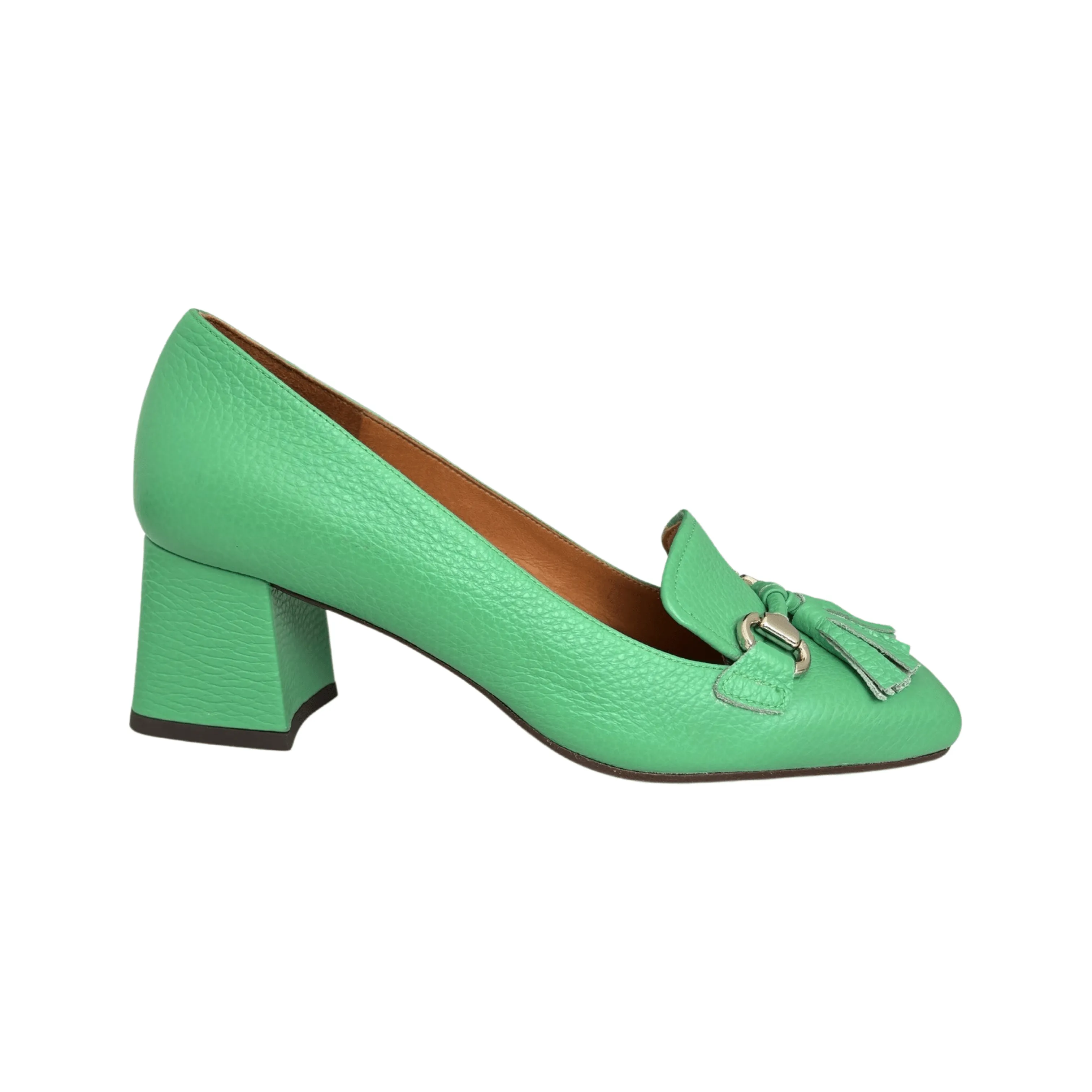 Vuolin Green Heel Loafer