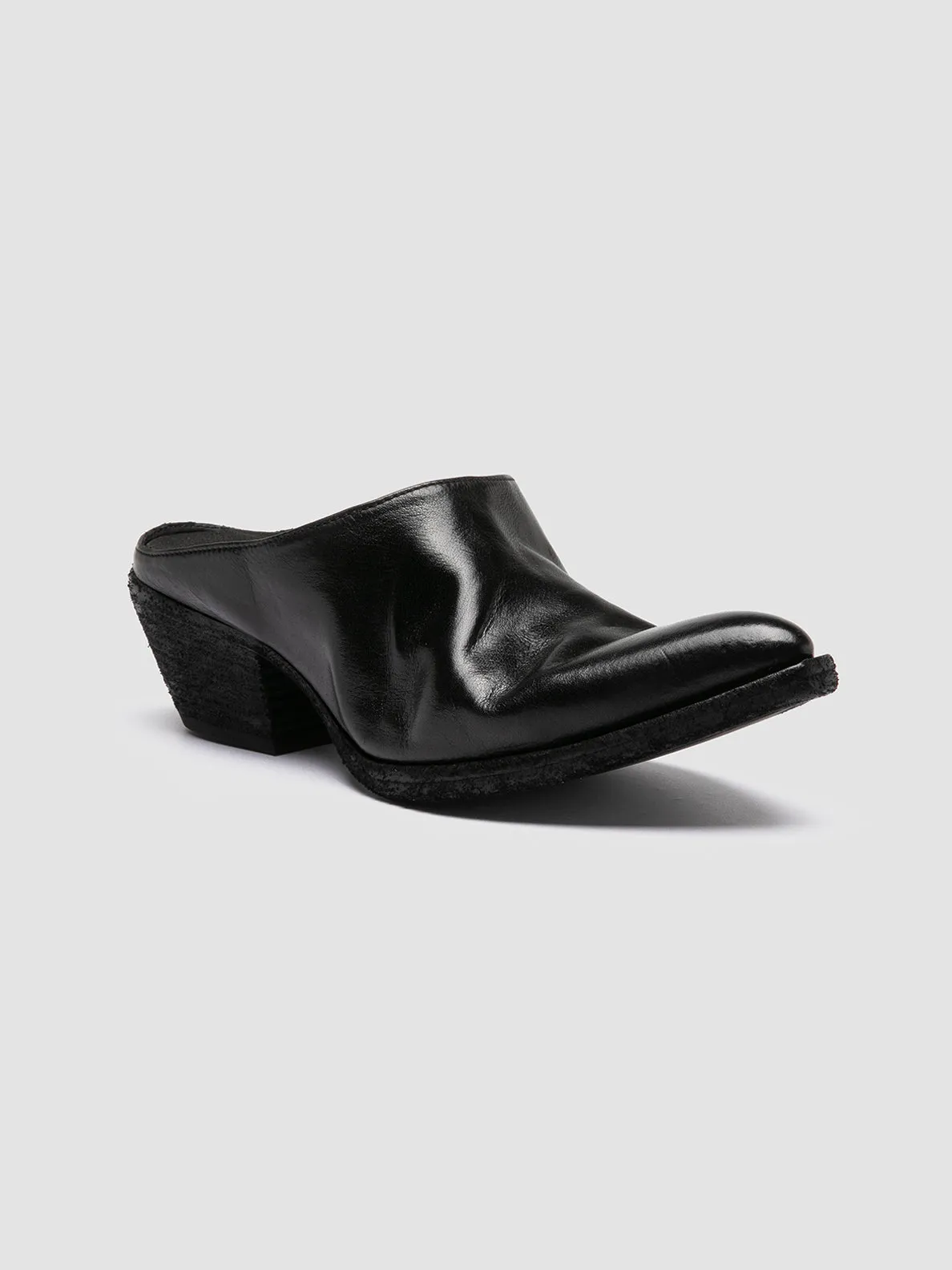 WANDA DD 101 - Black Leather Mule