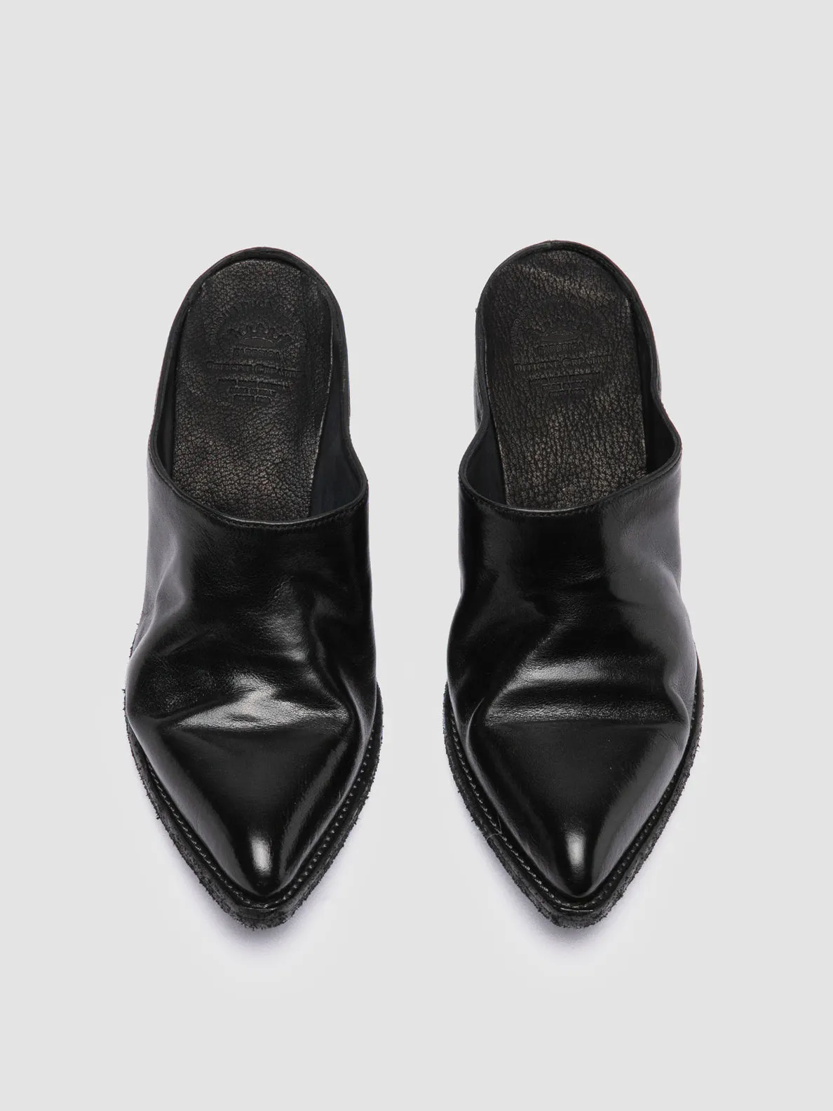 WANDA DD 101 - Black Leather Mule