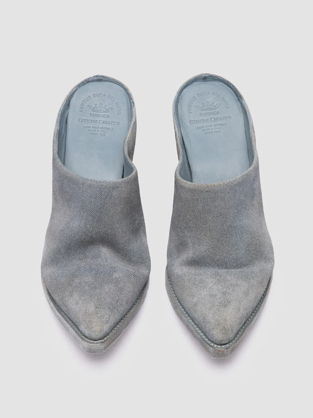 WANDA DD 101 - Blue Suede Mule