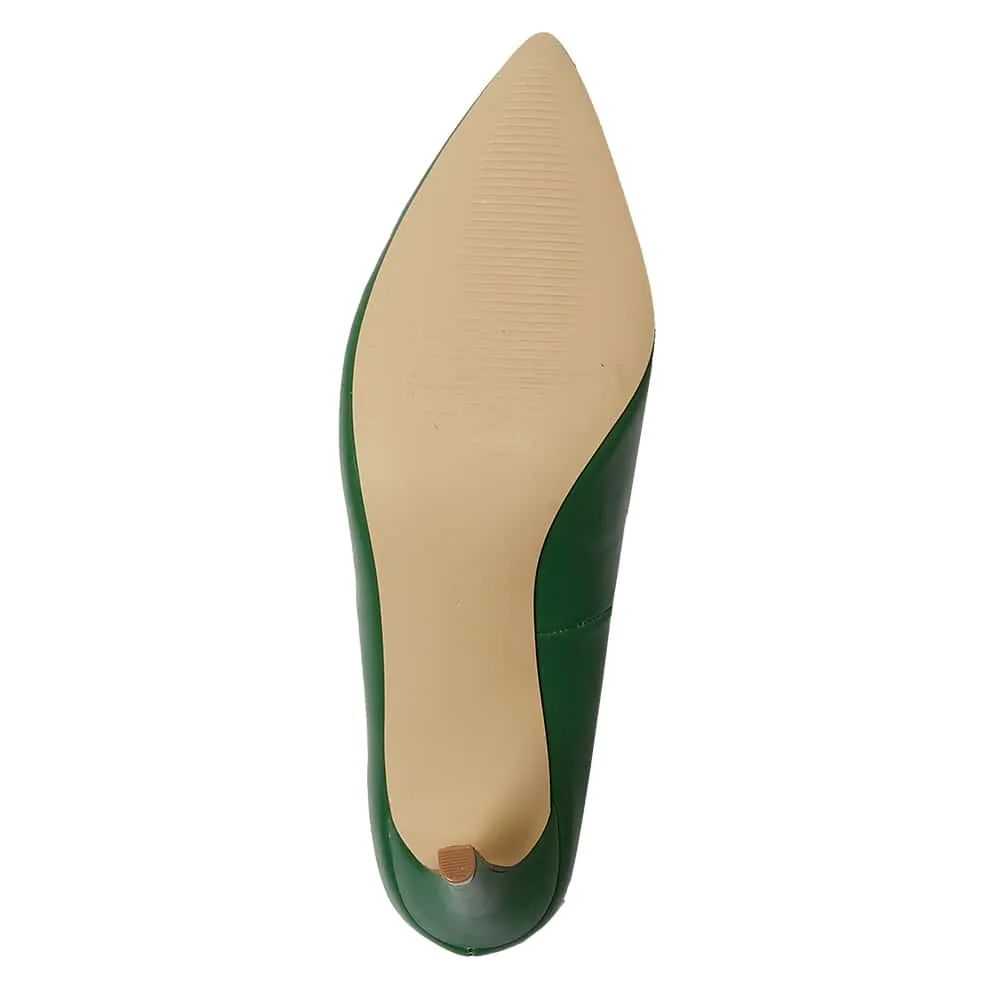 Wild Heel in Green Smooth