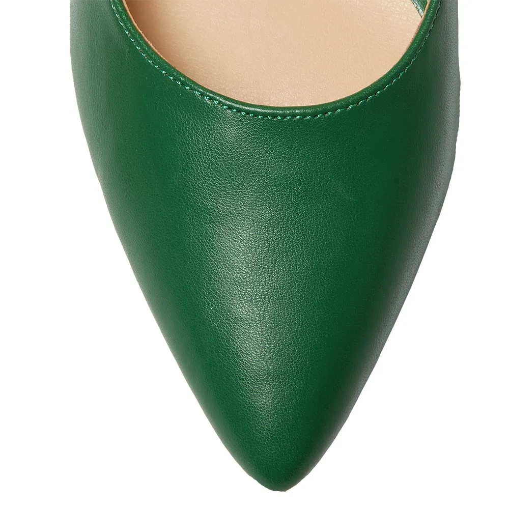 Wild Heel in Green Smooth