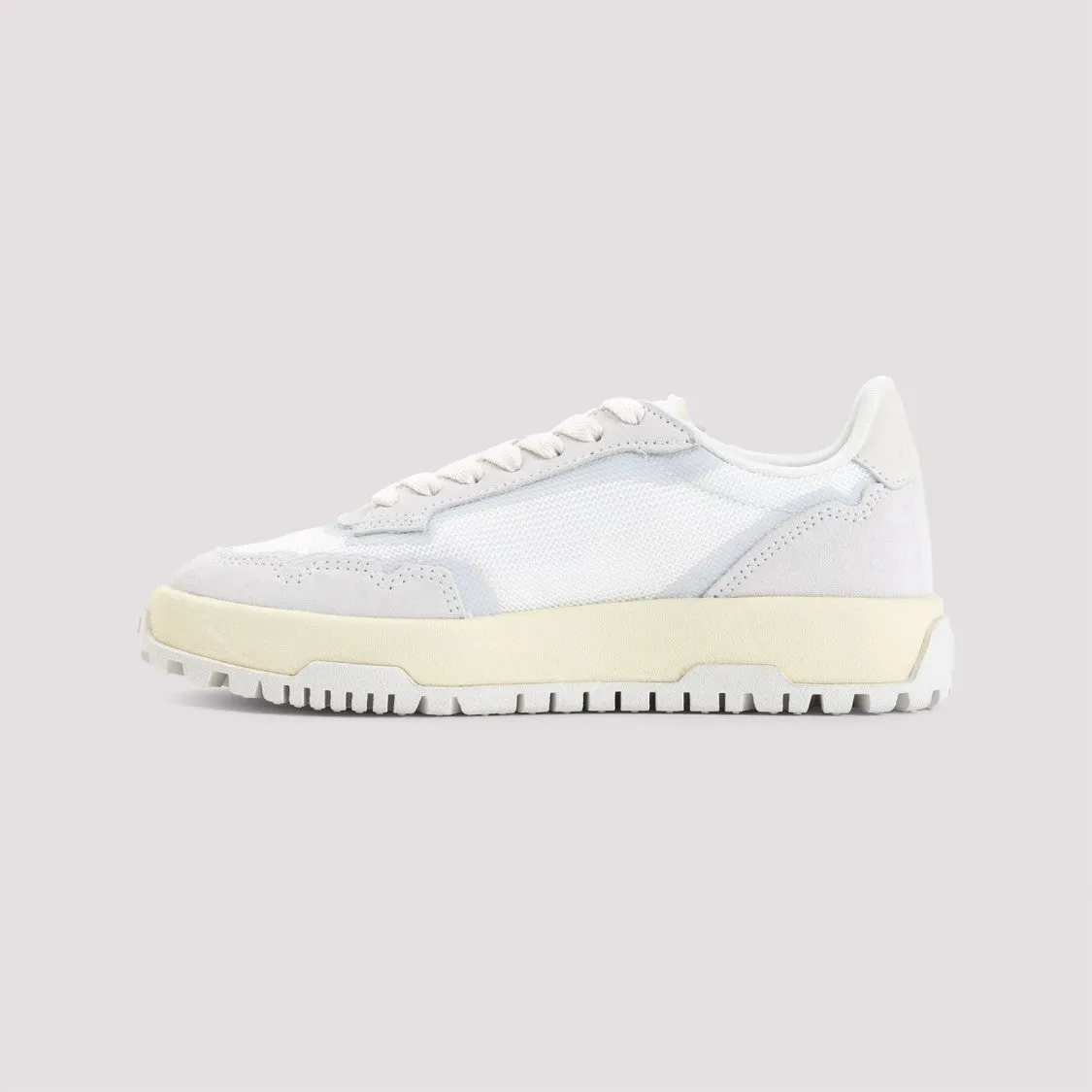 Wildpace White Suede Leather Sneakers