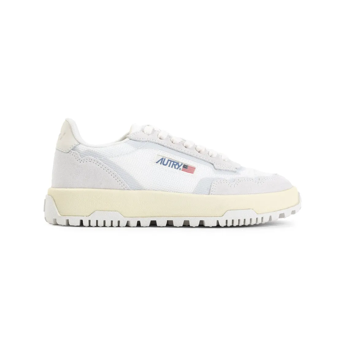 Wildpace White Suede Leather Sneakers