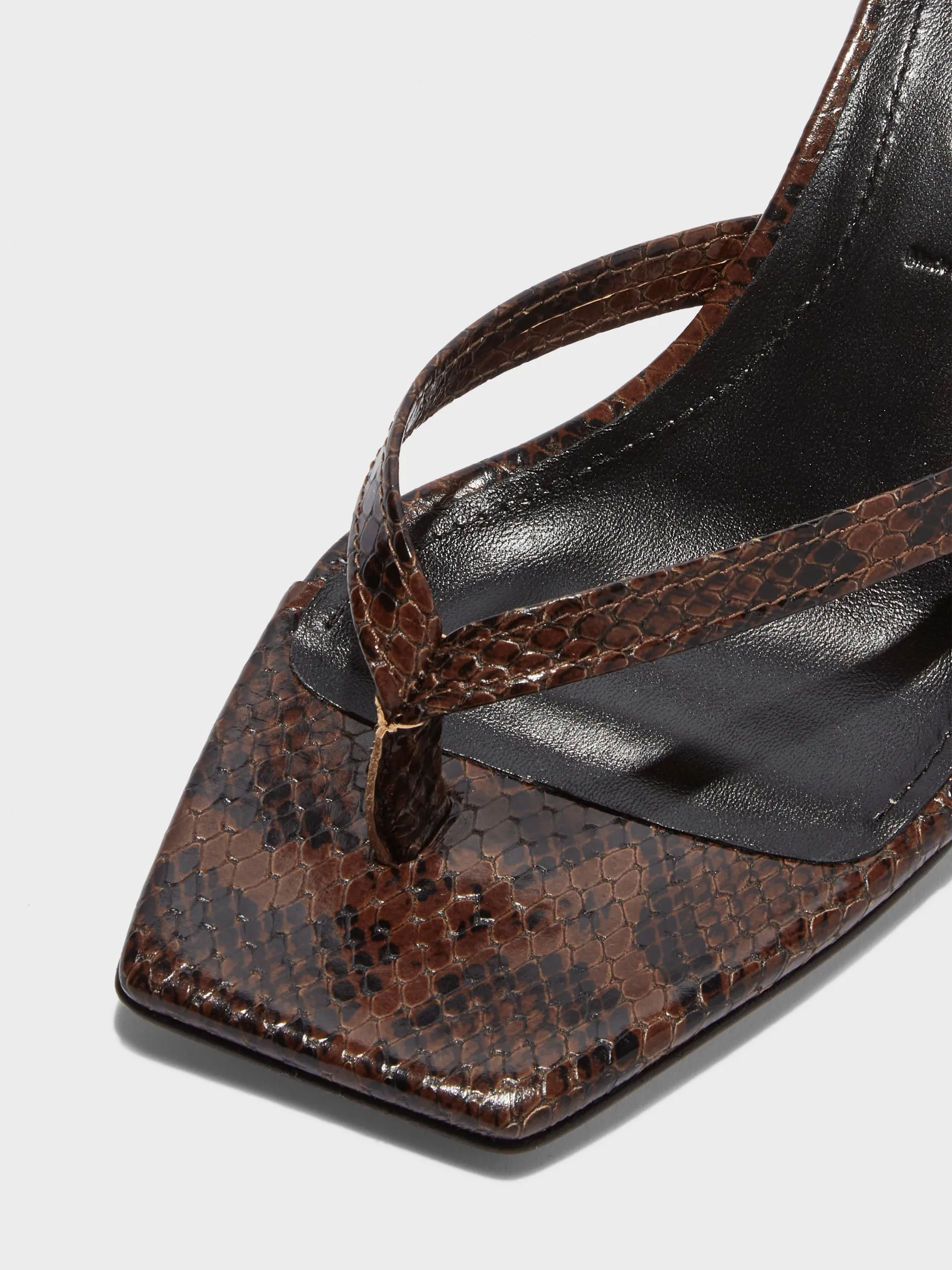 Wilma Leather Thong Sandals