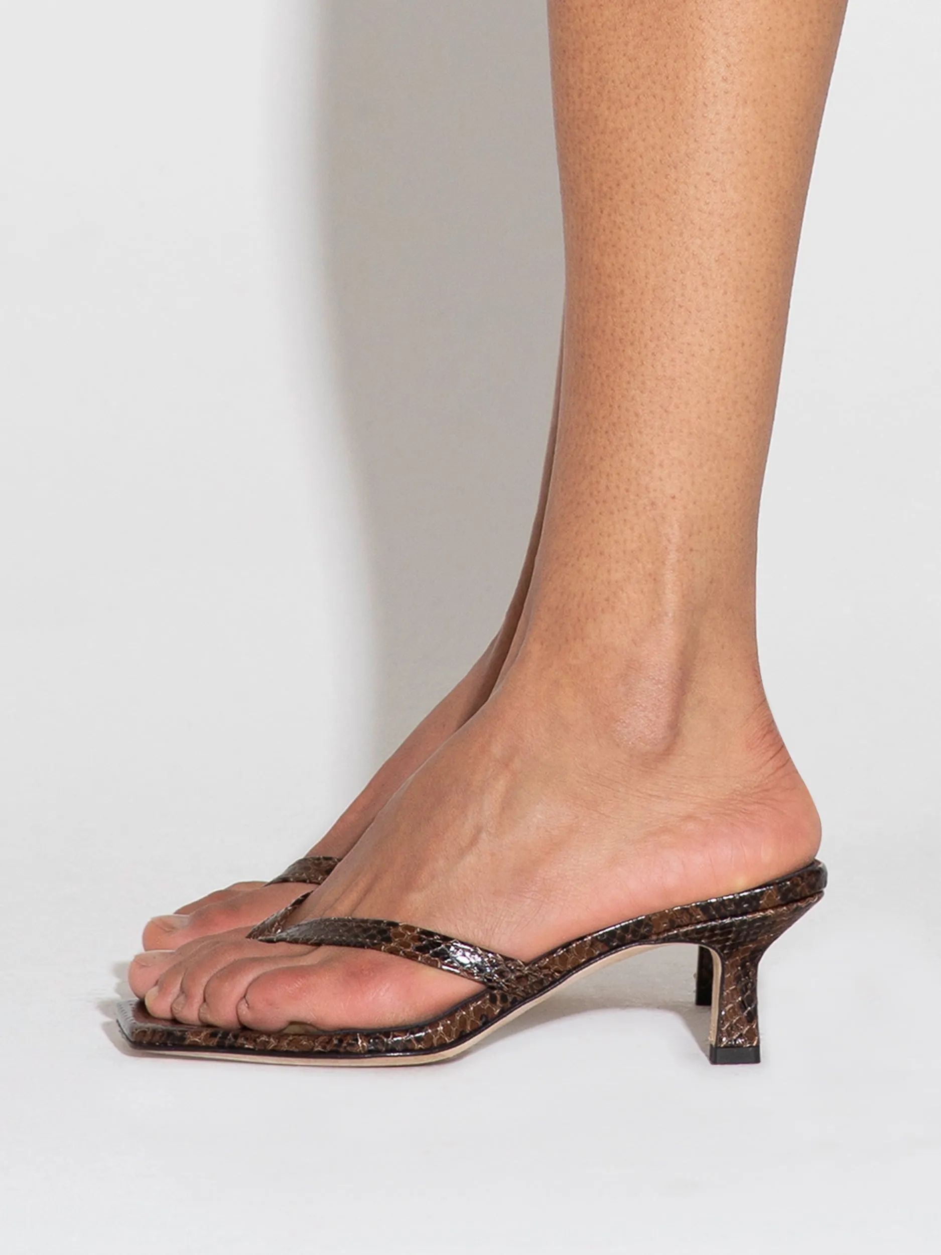 Wilma Leather Thong Sandals